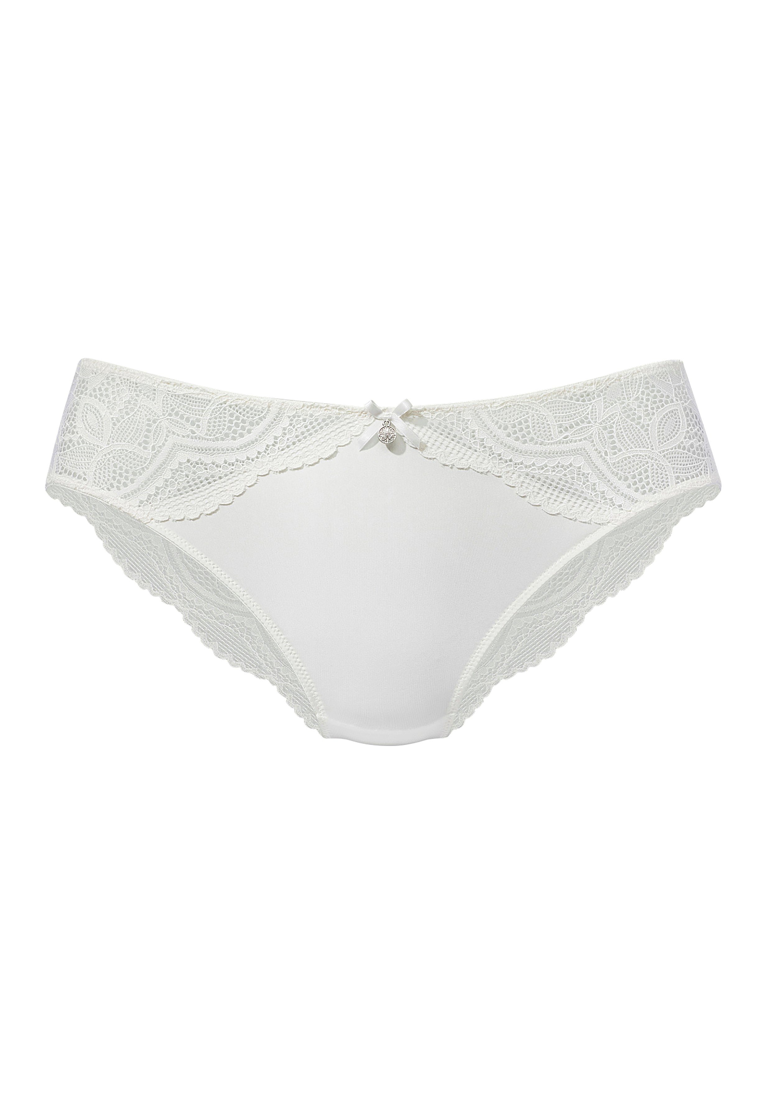 Nuance Tanga Vivianna met fijne kantdetails slips maat 36/38 beige
