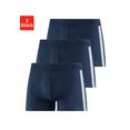 schiesser boxershort met contrastpaspel (3 stuks) blauw