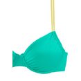 venice beach bikinitop met beugels anna met contrastkleurige details blauw