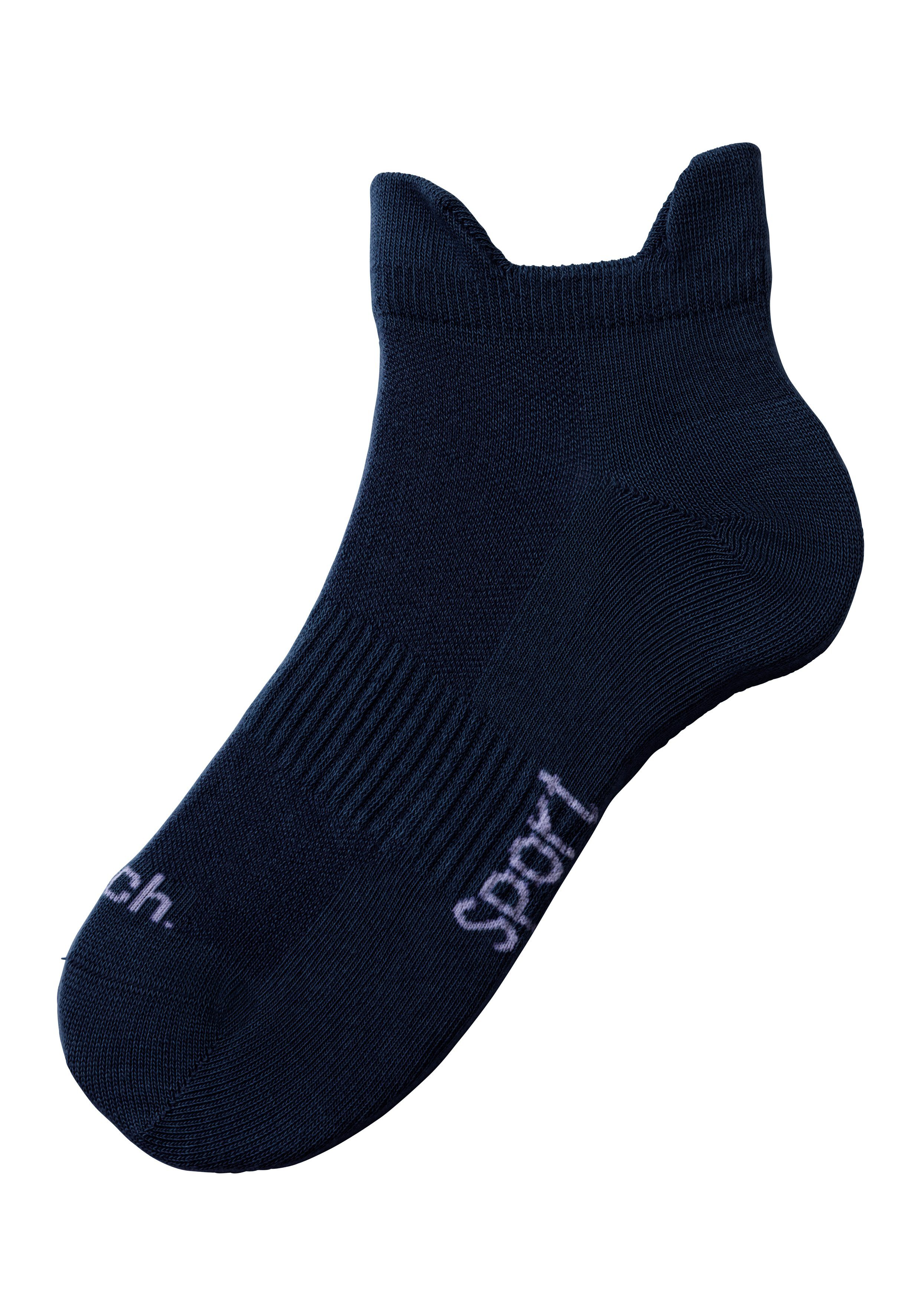 Bench. Sneakersokken met fijne mesh constructie en middenvoetrubber (set, 6 paar)