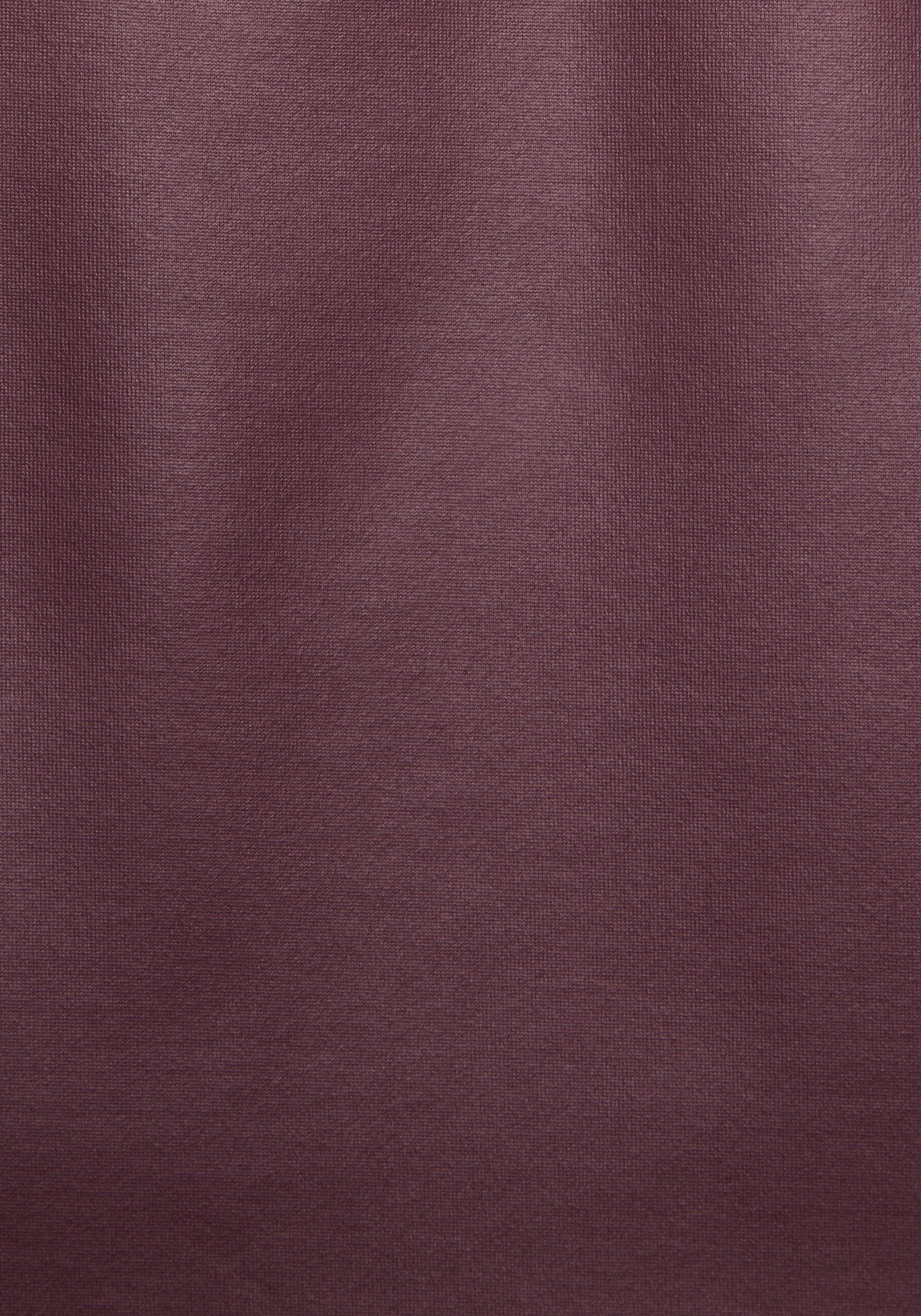 Lascana Shirt met ronde hals van imitatieleer, party top