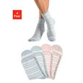 lascana wellness-sokken in zachte en warme pluiskwaliteit (set, 4 paar) multicolor