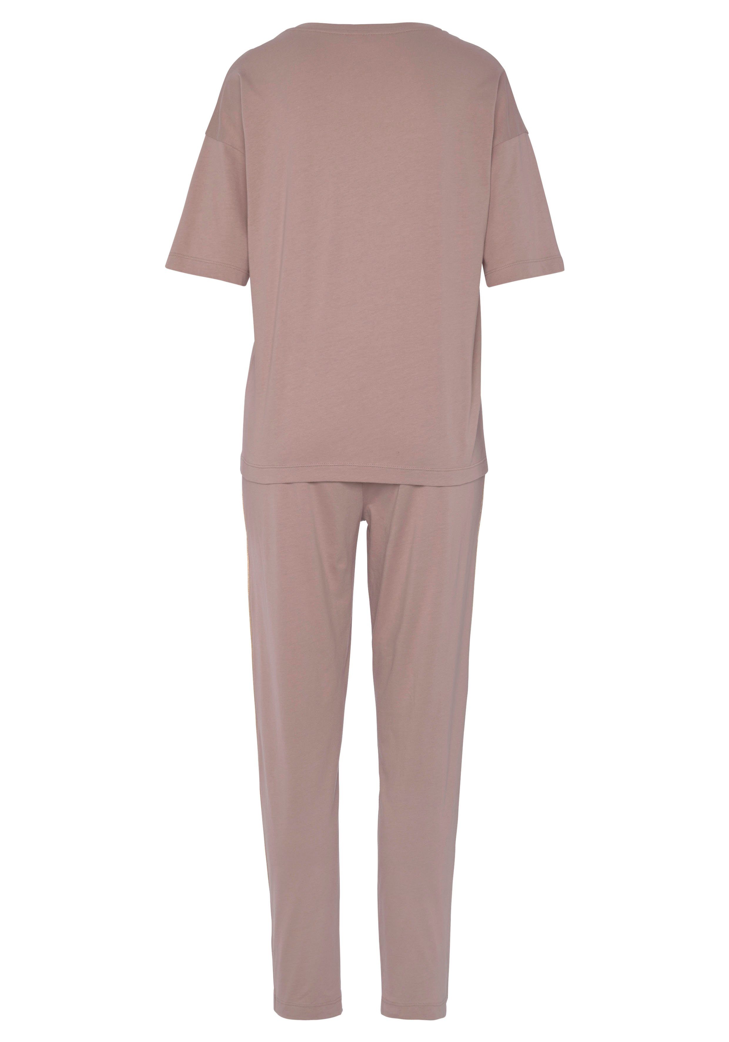 Vivance Dreams Pyjama met mooie foildruk (2-delig)