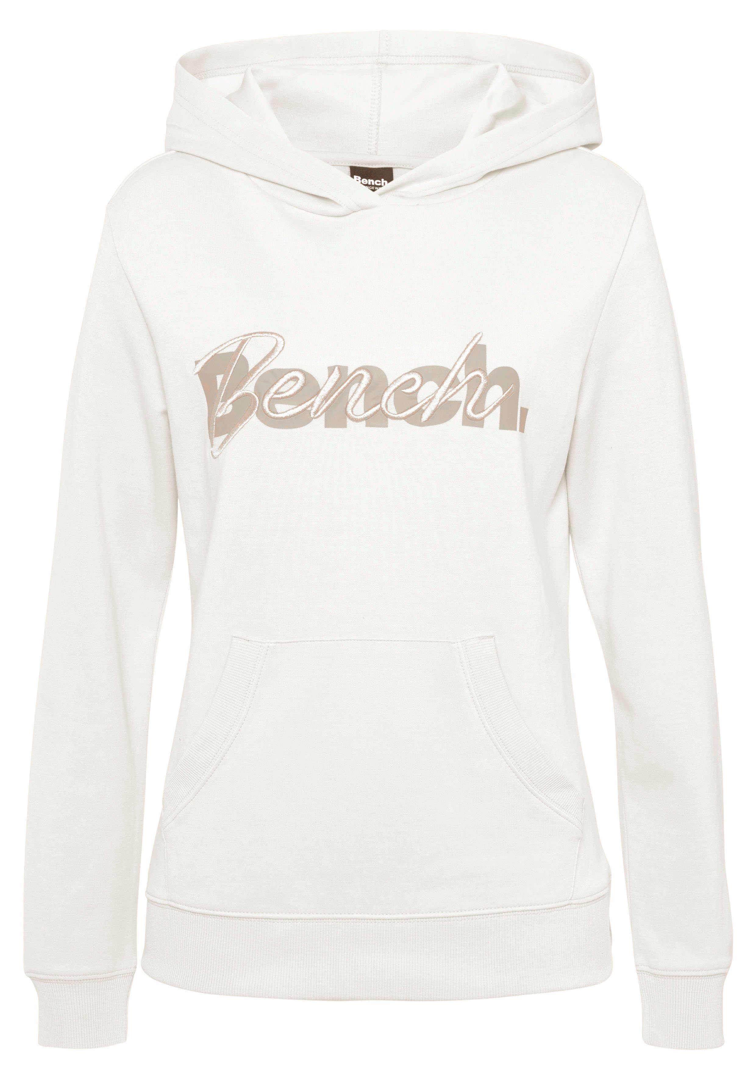 Bench. Loungewear Hoodie met kangoeroezak, loungepak, hoodie tops & hoodies maat 44/46 beige