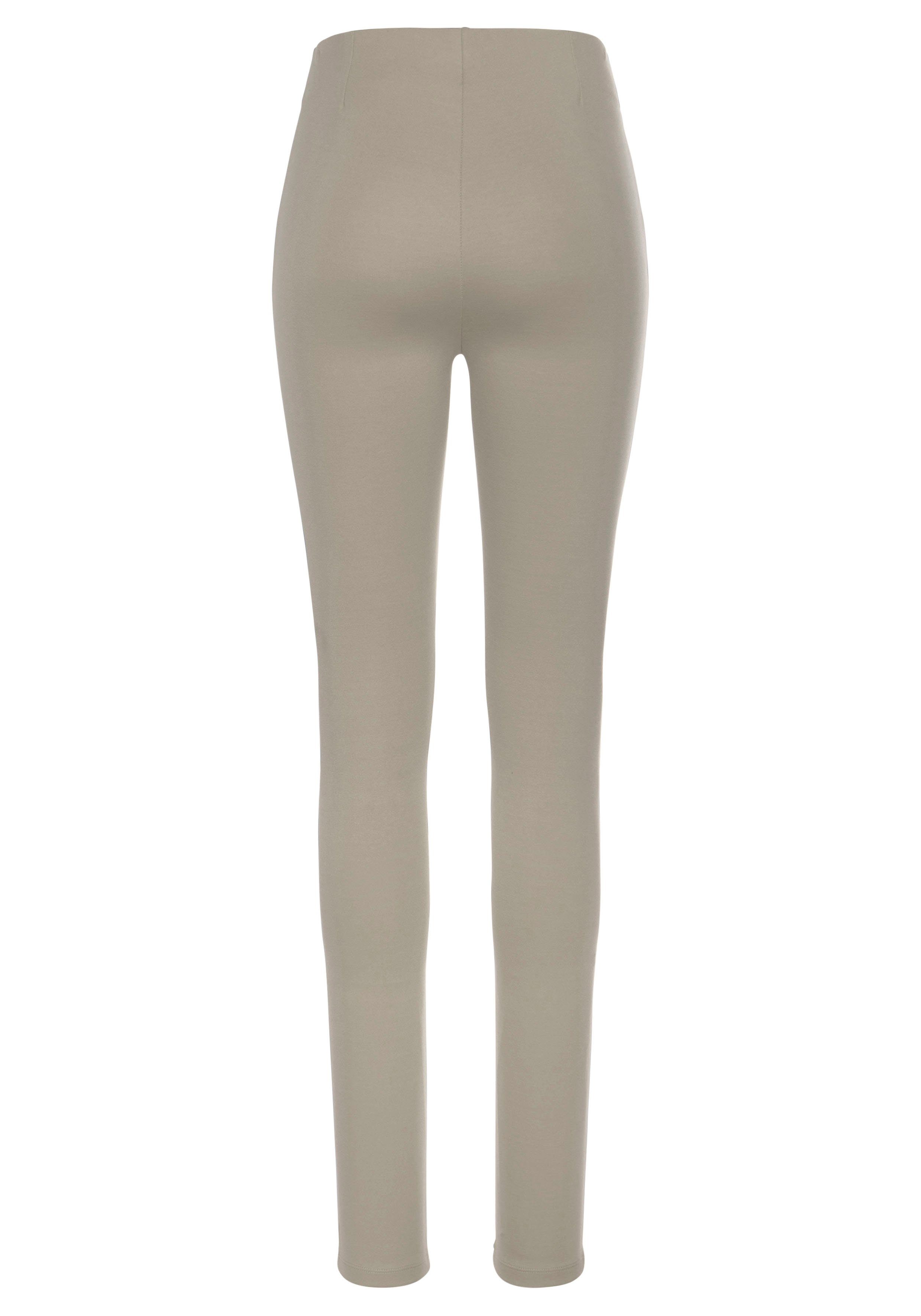 Lascana Highwaist legging met decoratieve knopen