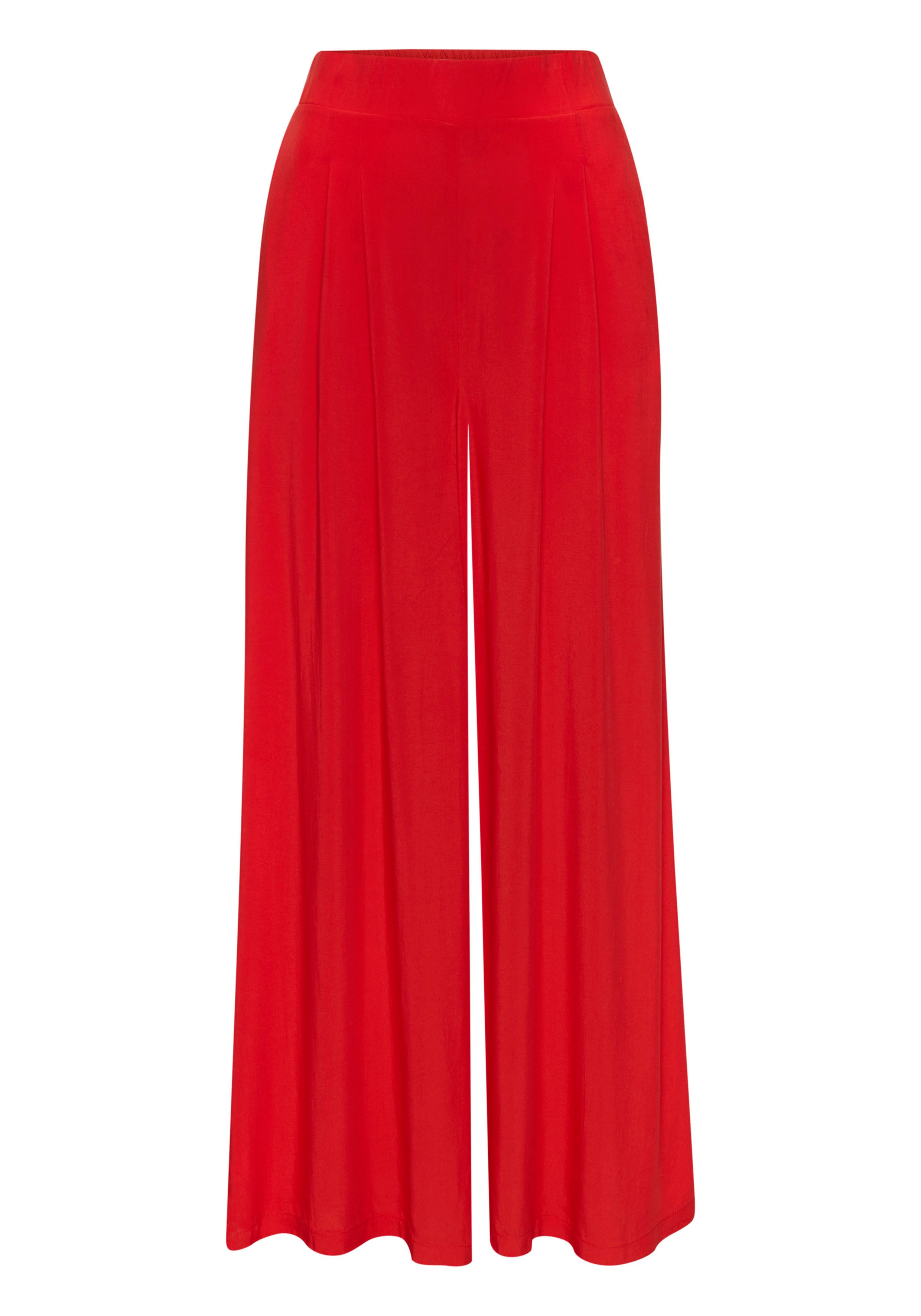 Buffalo Palazzobroek met zijnaadzakken, lichte zomerbroek, wide-leg