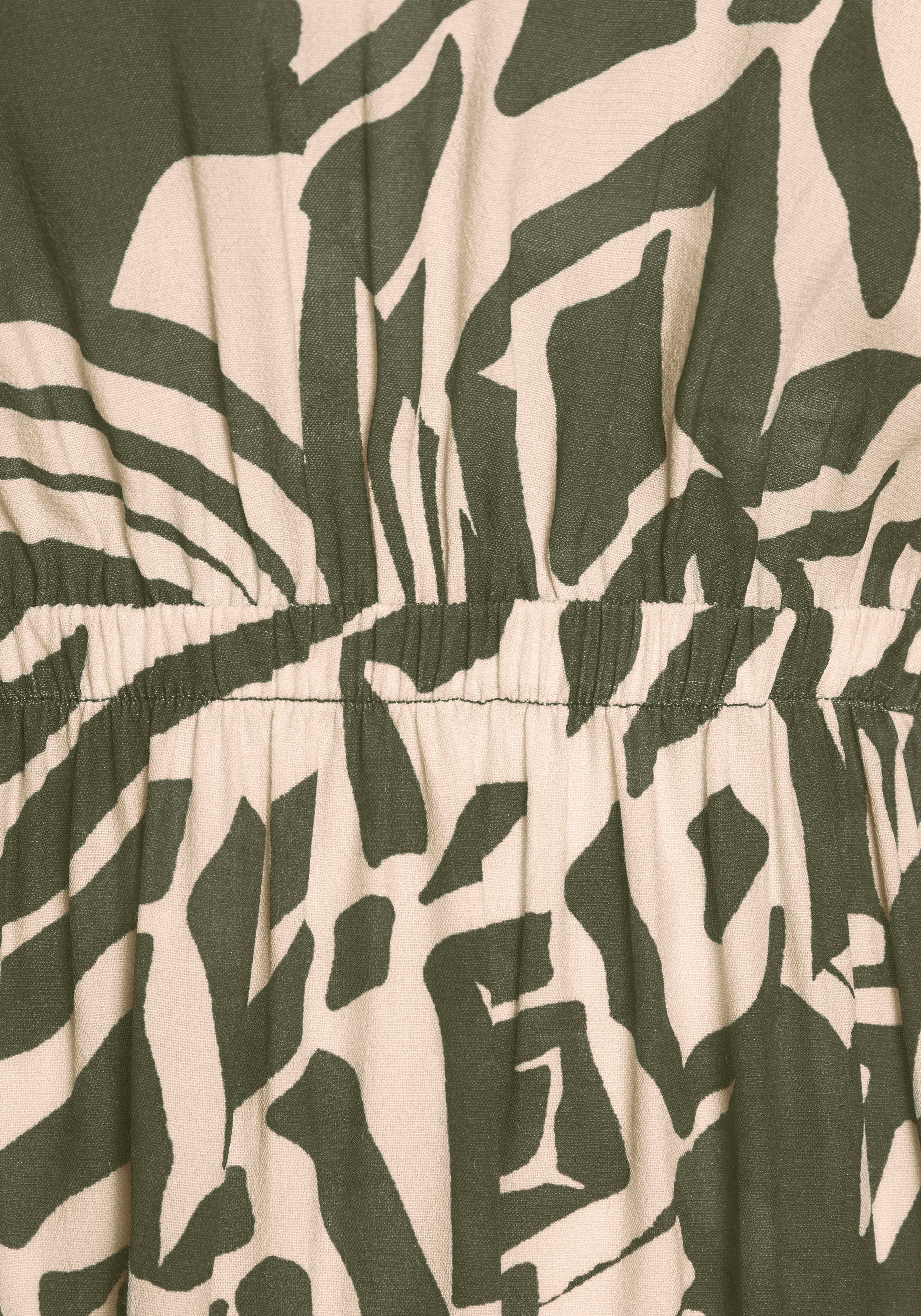 Lascana Zomerjurk met alloverprint, vleugel mouwen, zomerjurk, geweven stof