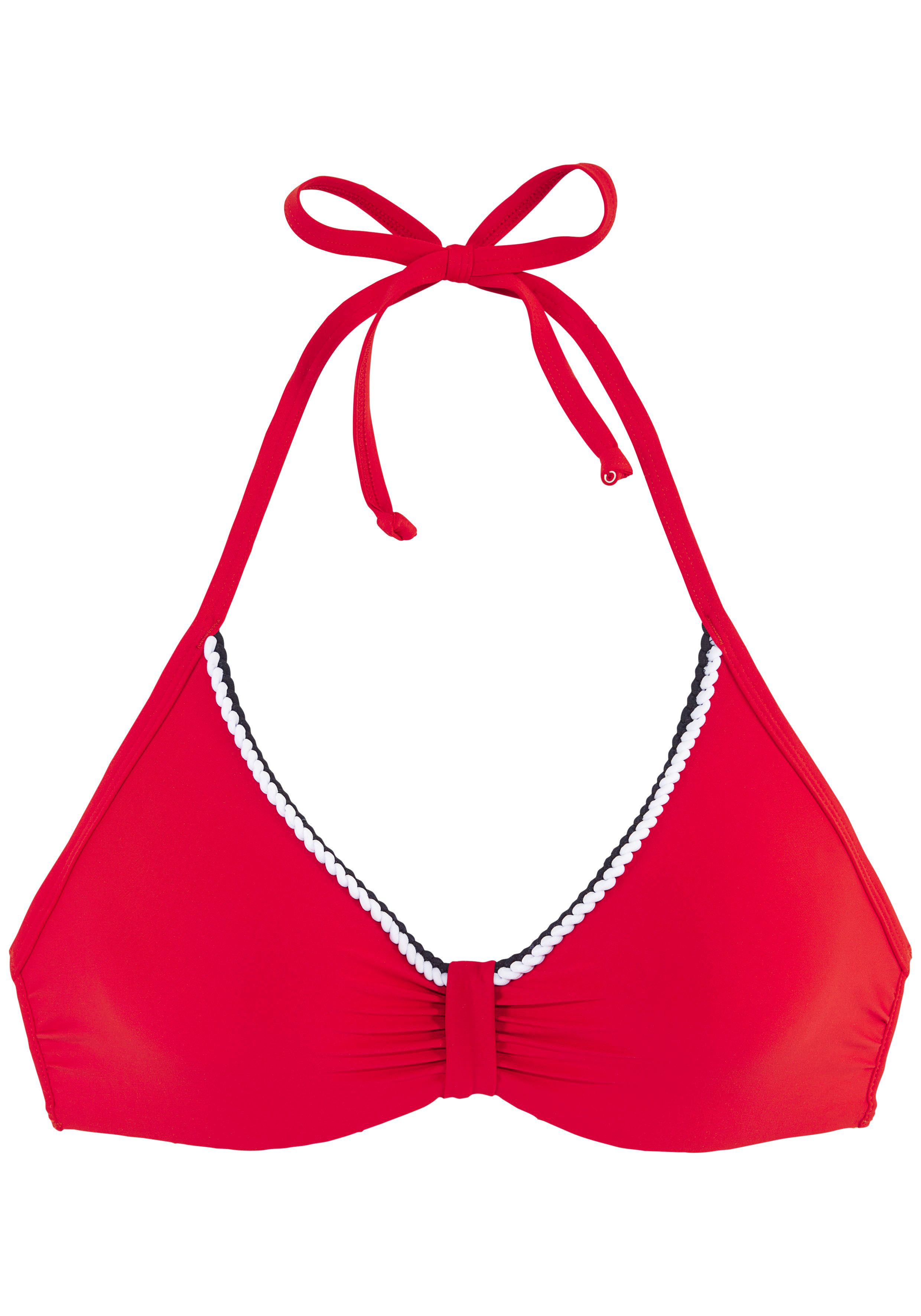 s.Oliver RED LABEL Beachwear Beugelbikinitop JUNIS beugel bikini's rood