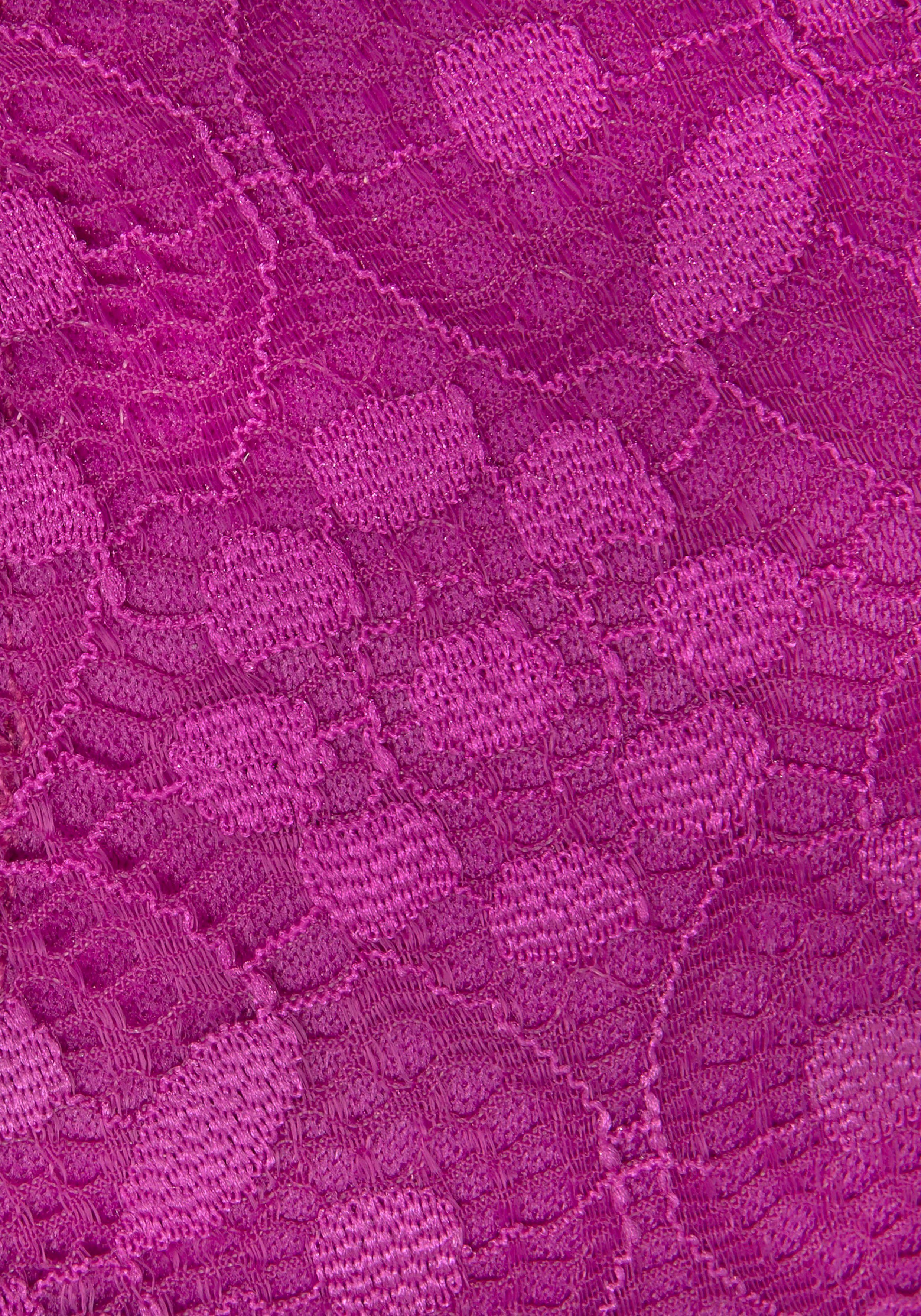 s.Oliver RED LABEL Beachwear Push-up-bh AMELIE van transparante bloemetjeskant, dessous