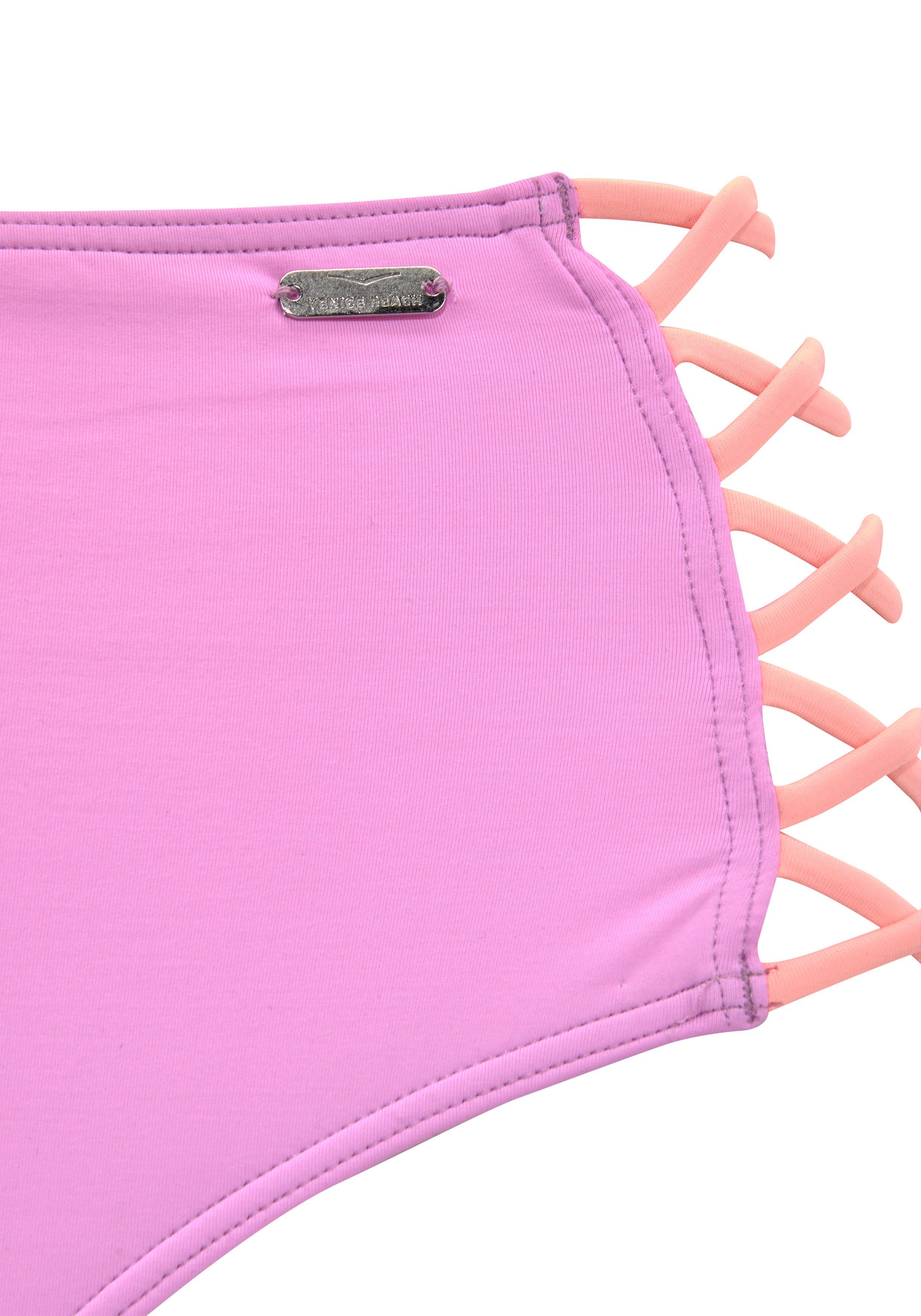 Venice Beach Highwaist-bikinibroekje ANNA met opzij gekruiste bandjes