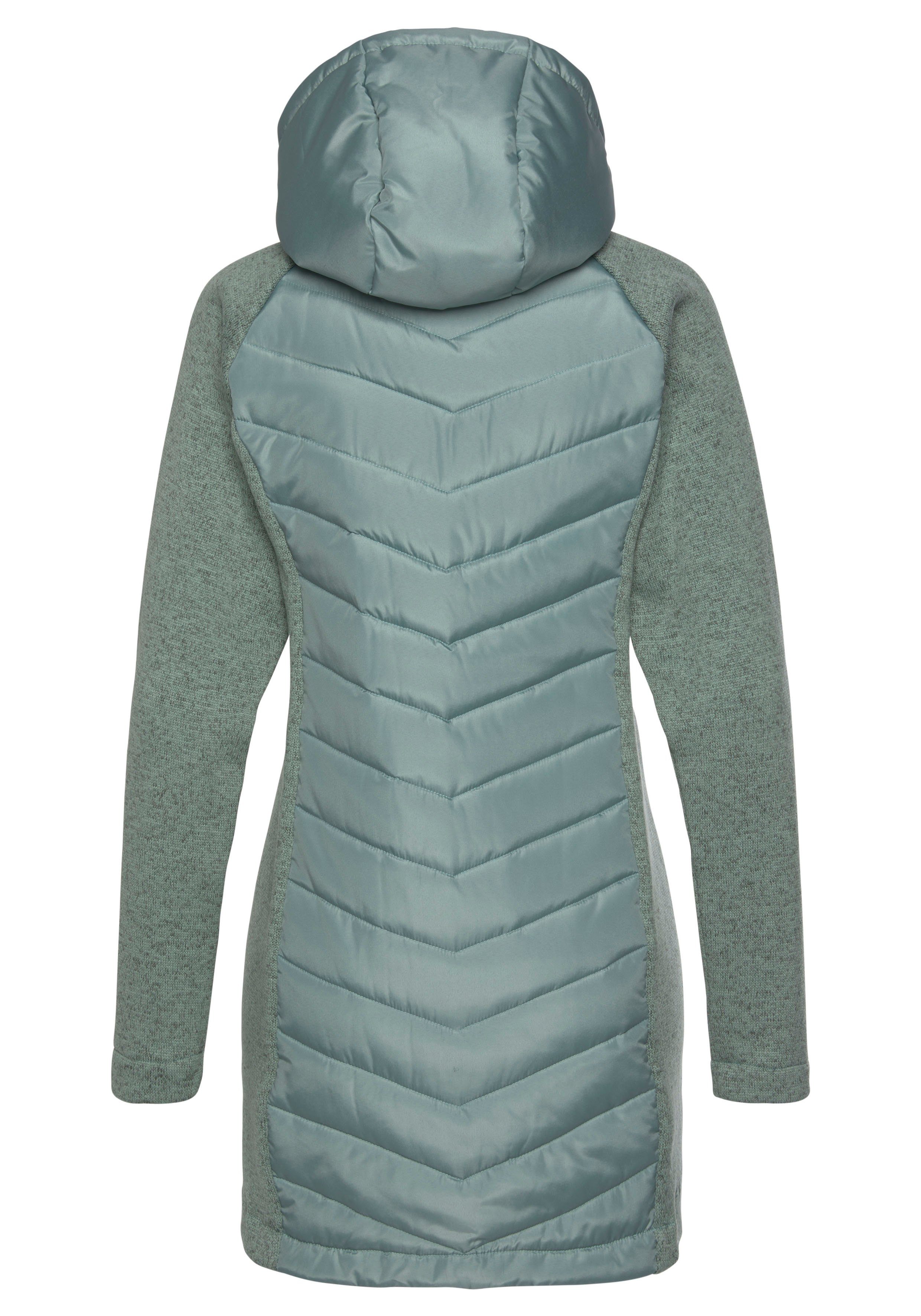 Vivance Gewatteerde jas met tricot-fleece-mouwen