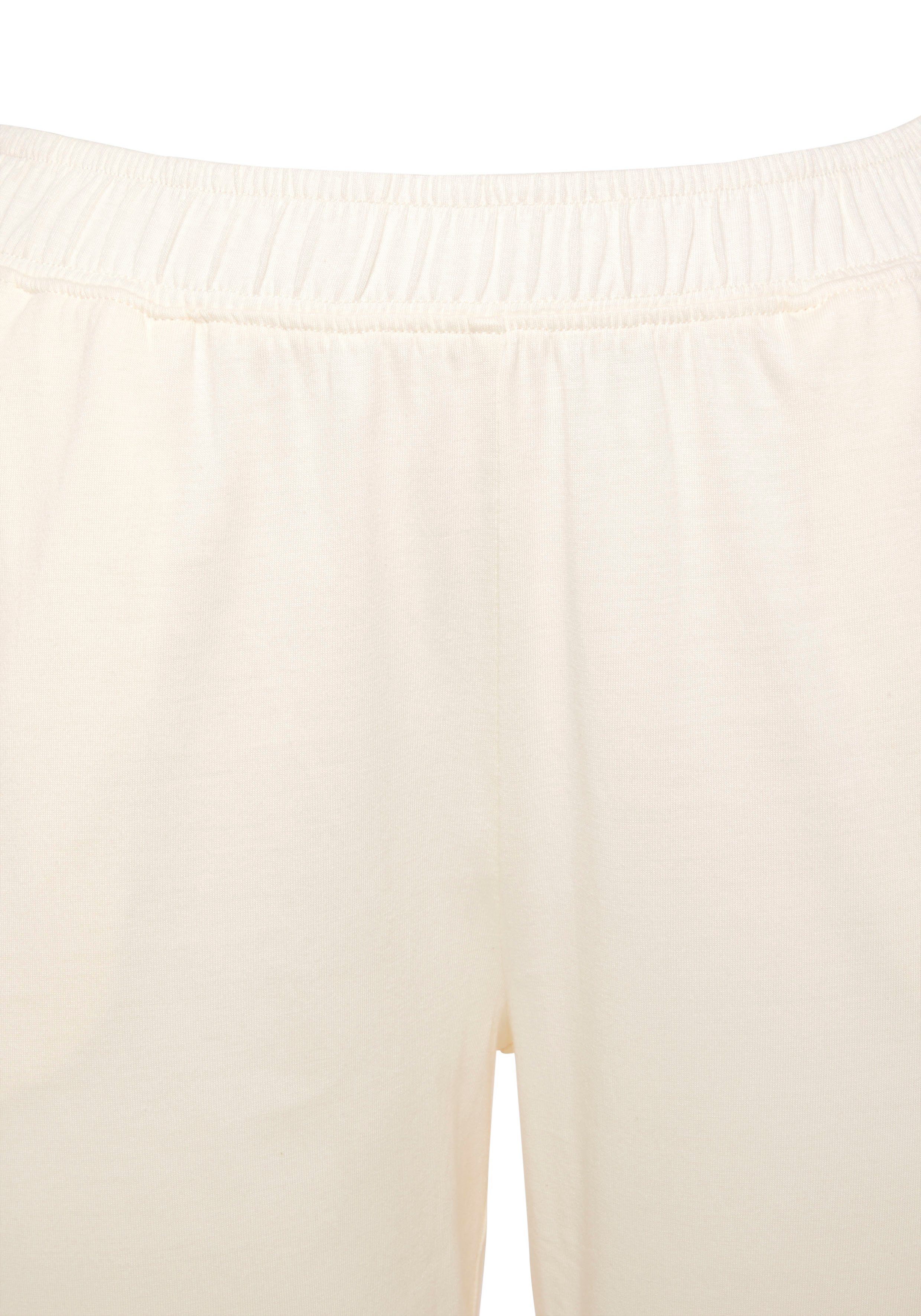 Lascana Pyjama met contrastpaspels (2-delig)
