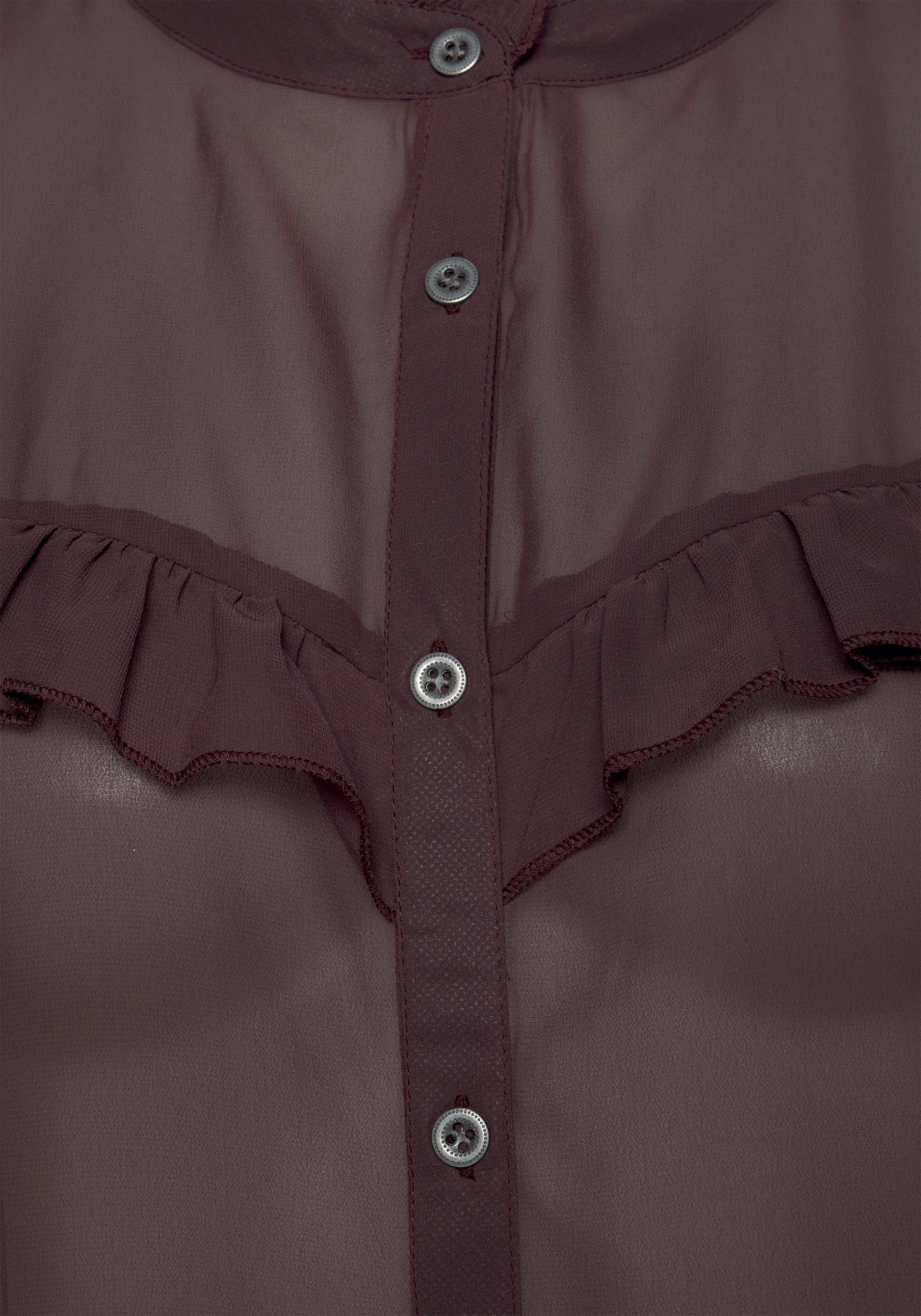 Lascana Chiffon blouse met modieuze ruches