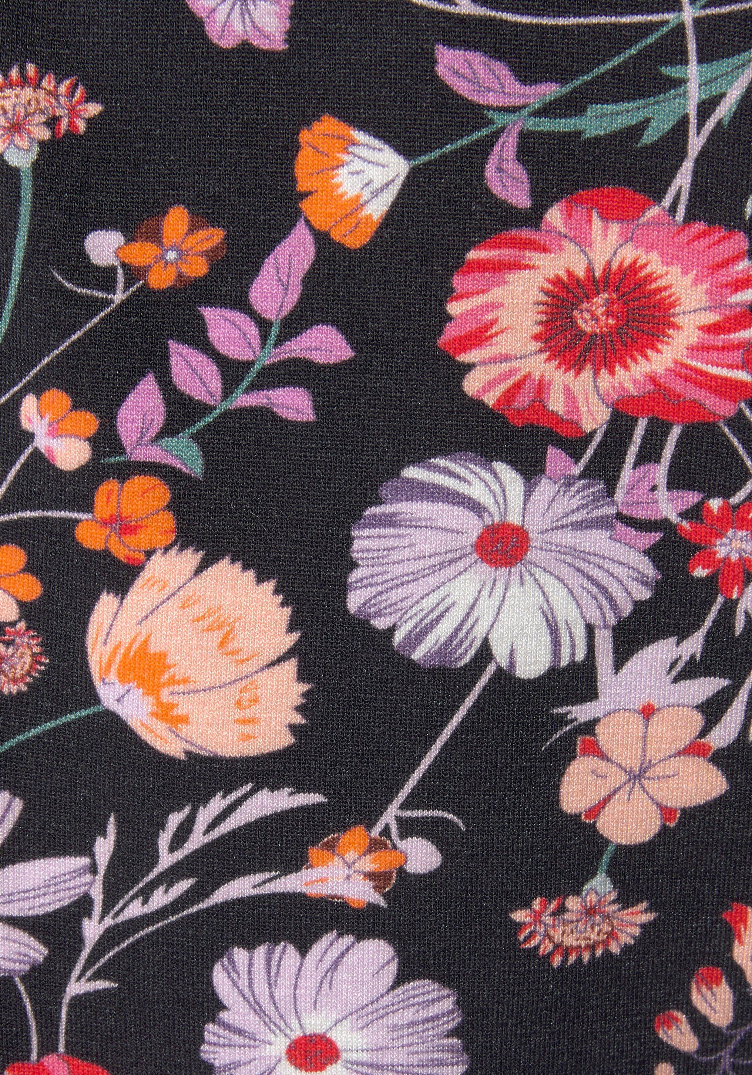 Lascana Korte jumpsuit met bloemenprint