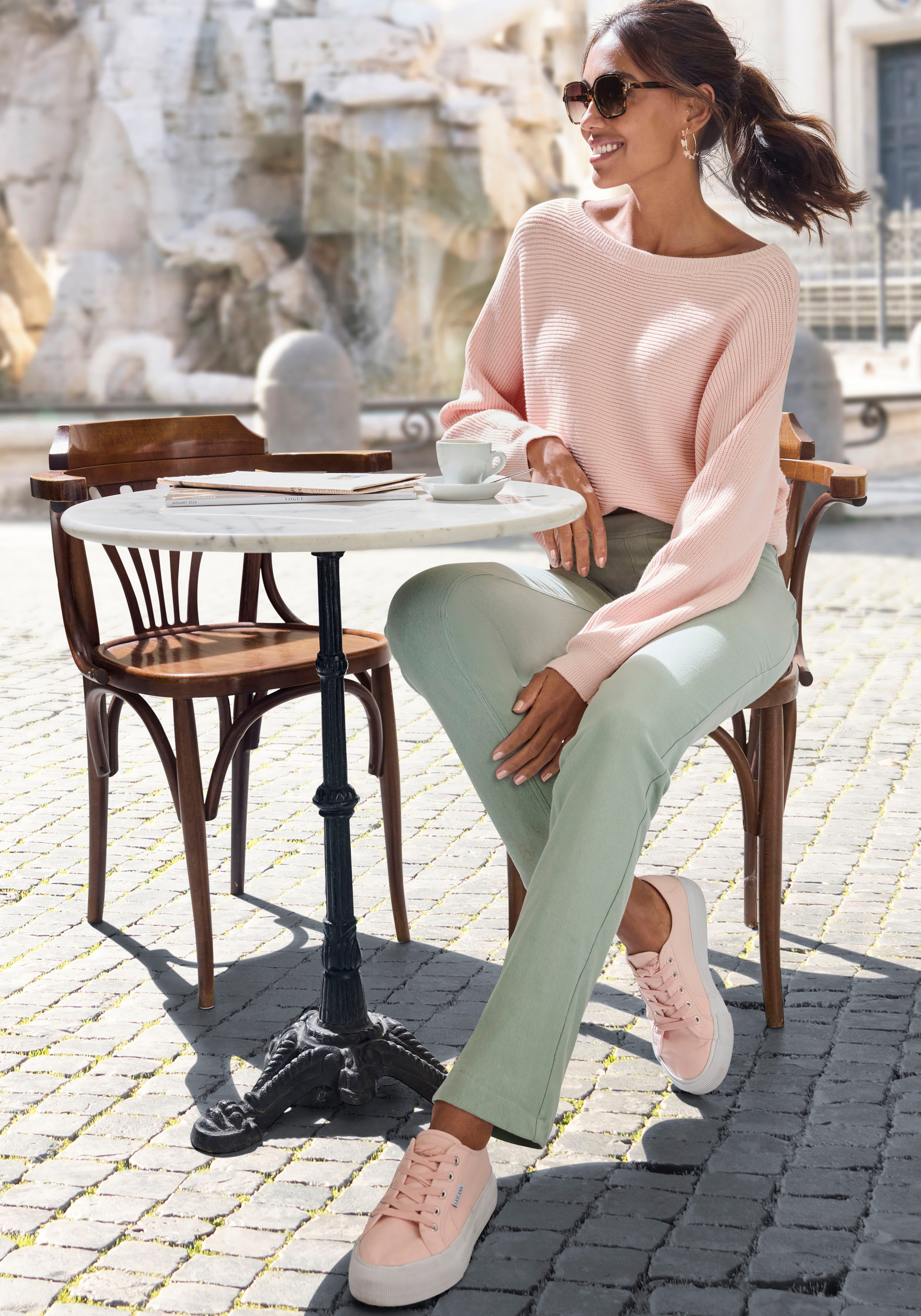 H.I.S Comfortbroek in jeanslook, loungewear
