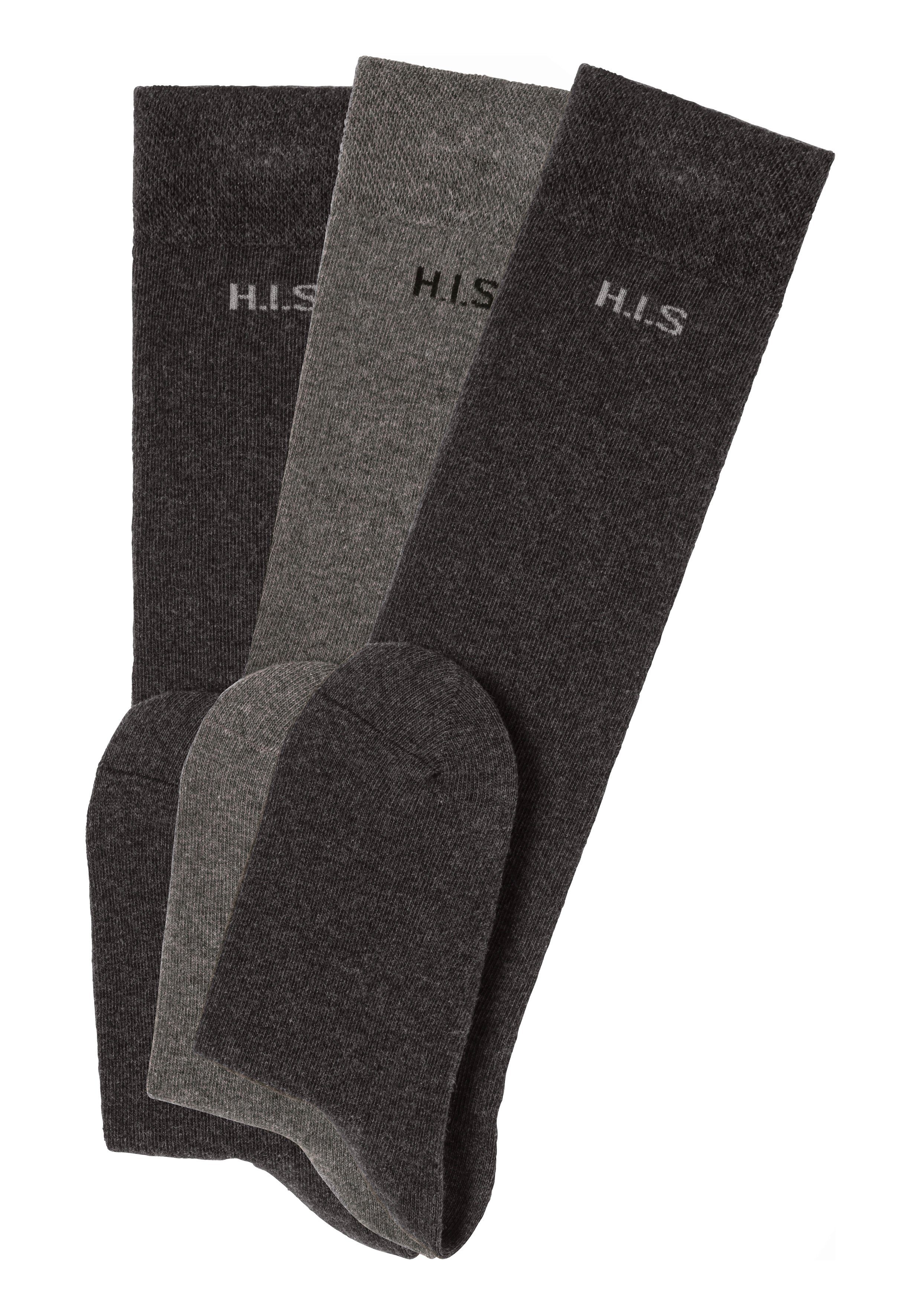H.I.S Kniekousen zonder snijdende boord (set, 3 paar)