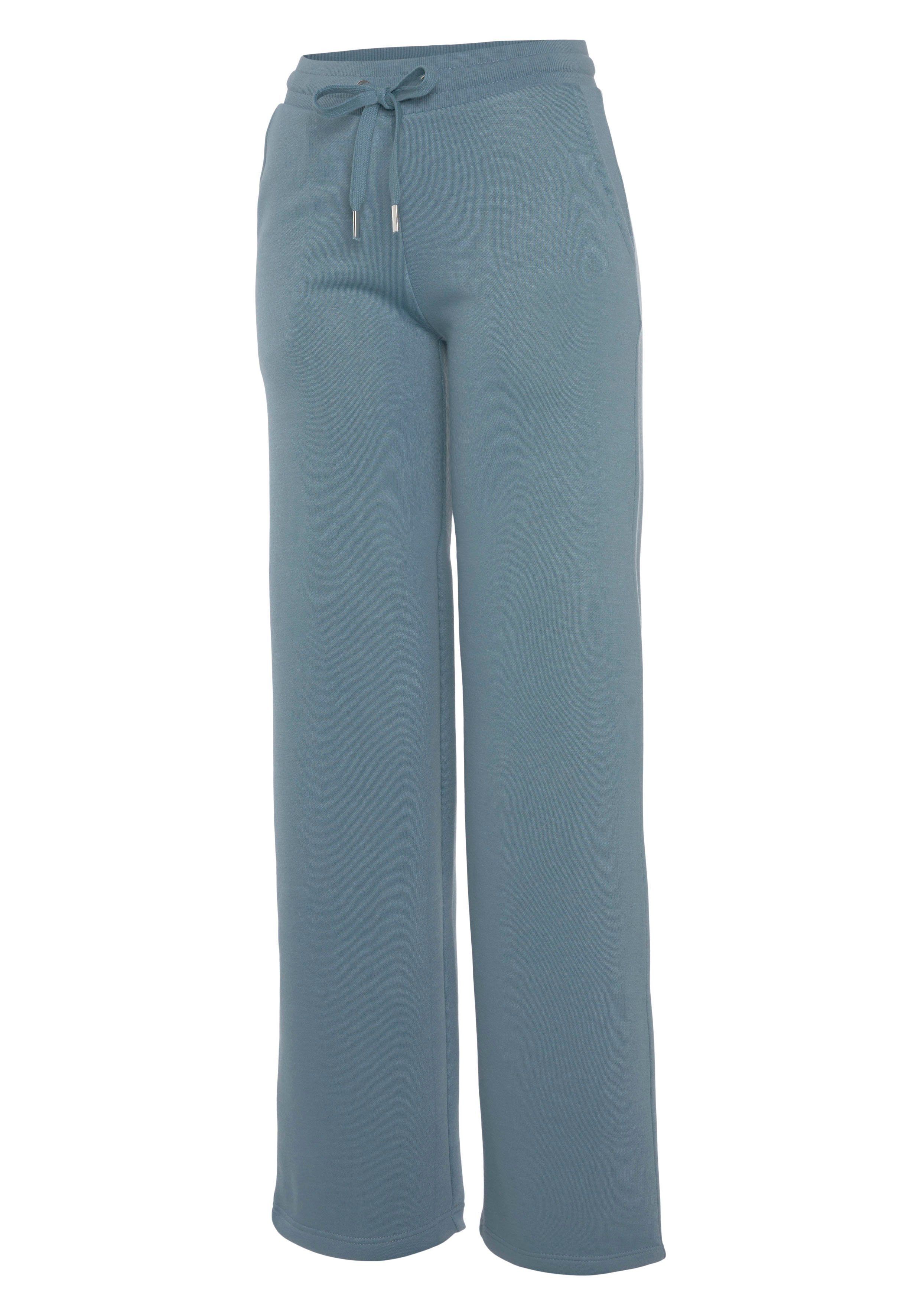 Vivance Relaxbroek -Loungebroek met brede pijpen en van ultra-zachte sweatkwaliteit, loungewear