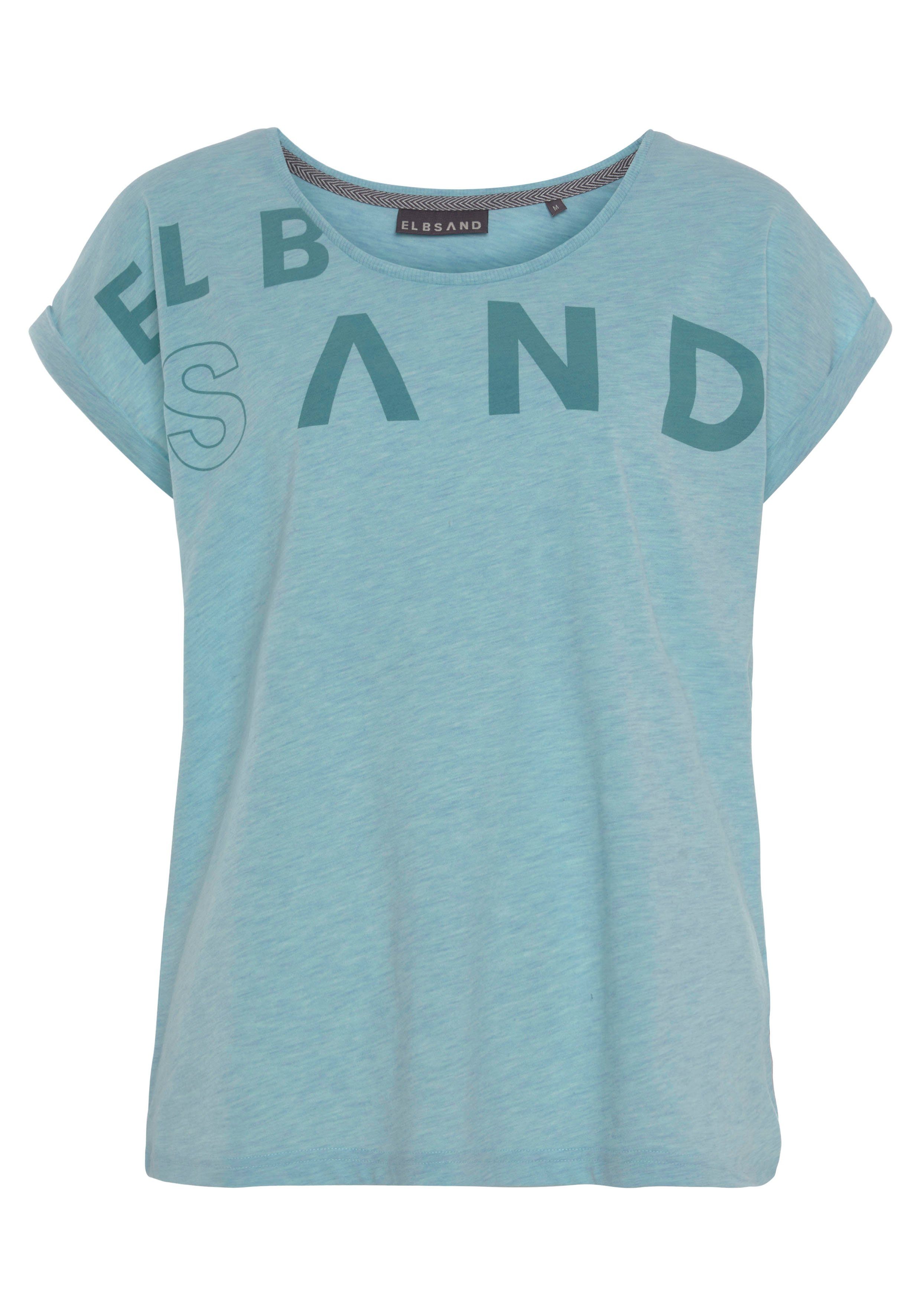 Elbsand T-shirt gemaakt van zachte jersey, shirt met korte mouwen, sportief en comfortabel