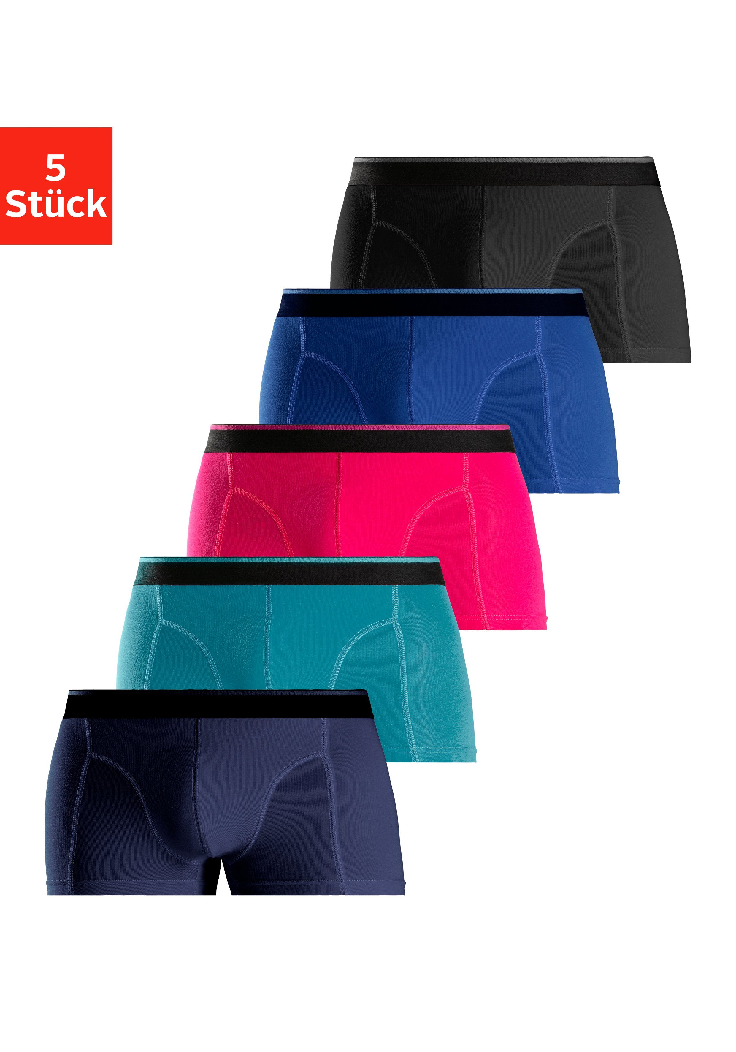 AUTHENTIC LE JOGGER Boxershort voor heren (set, 5 stuks)