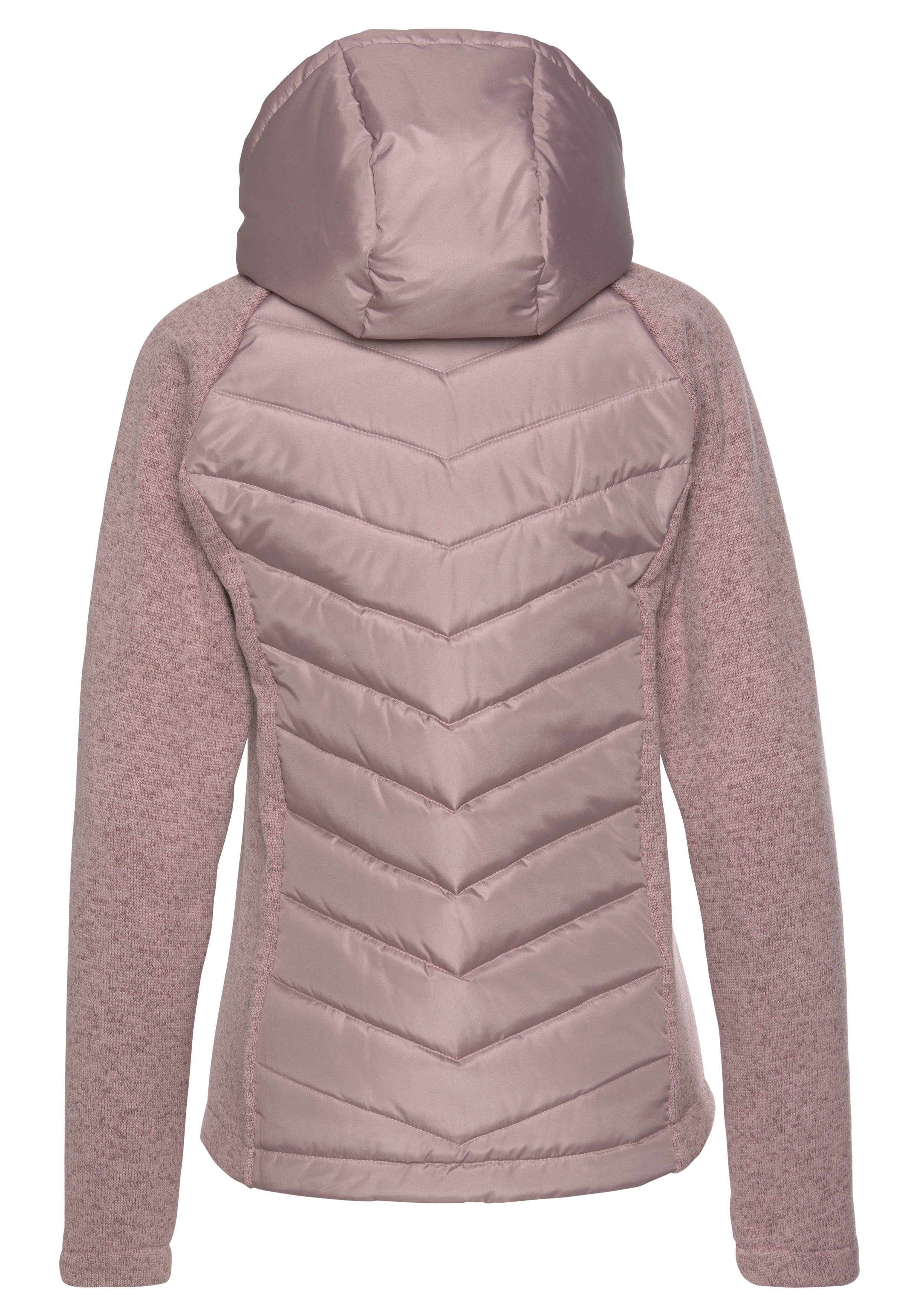 Vivance Gewatteerde jas met tricot-fleece-mouwen