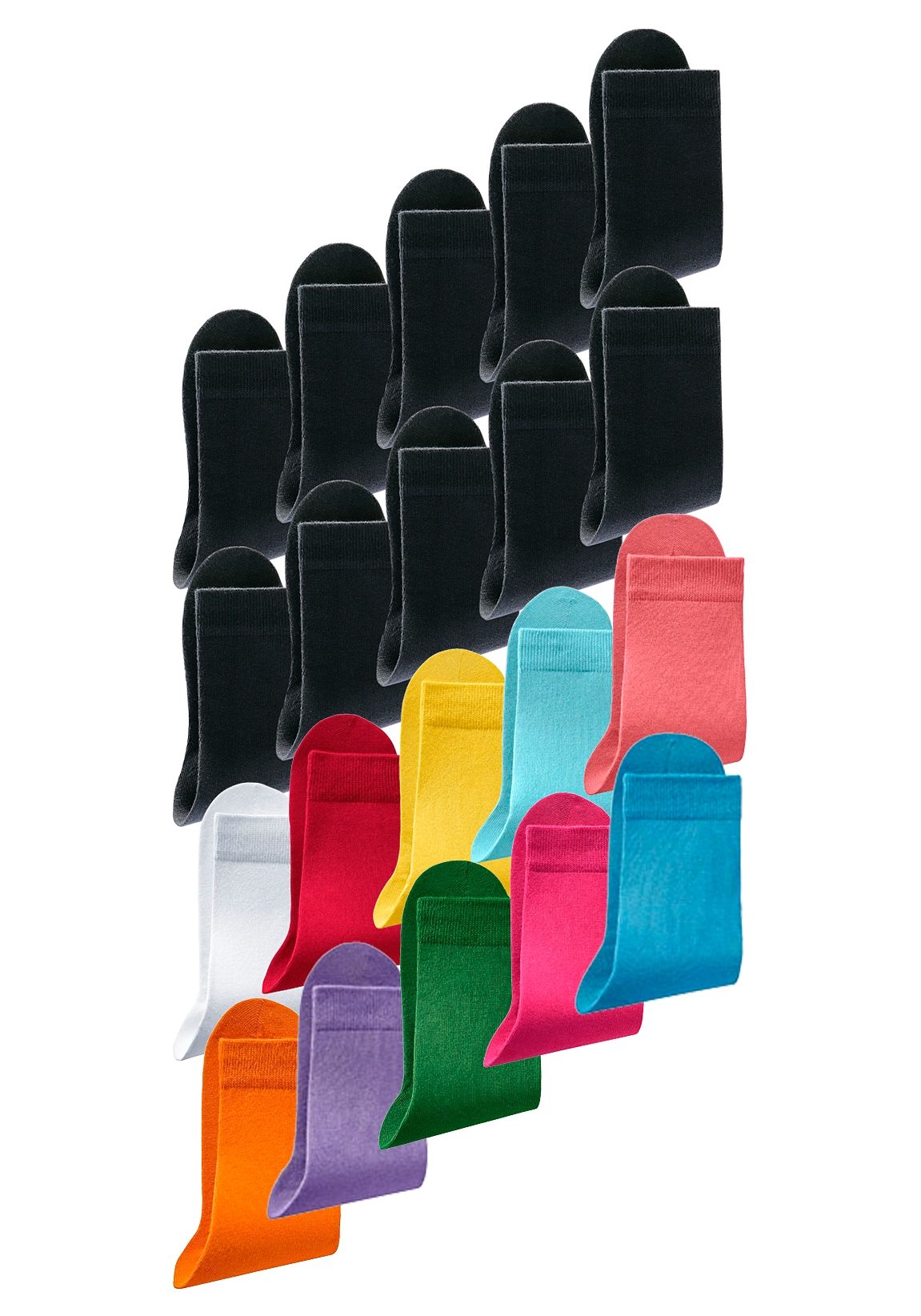 Go in Basic sokken in de grote big-box (box, 20 paar)