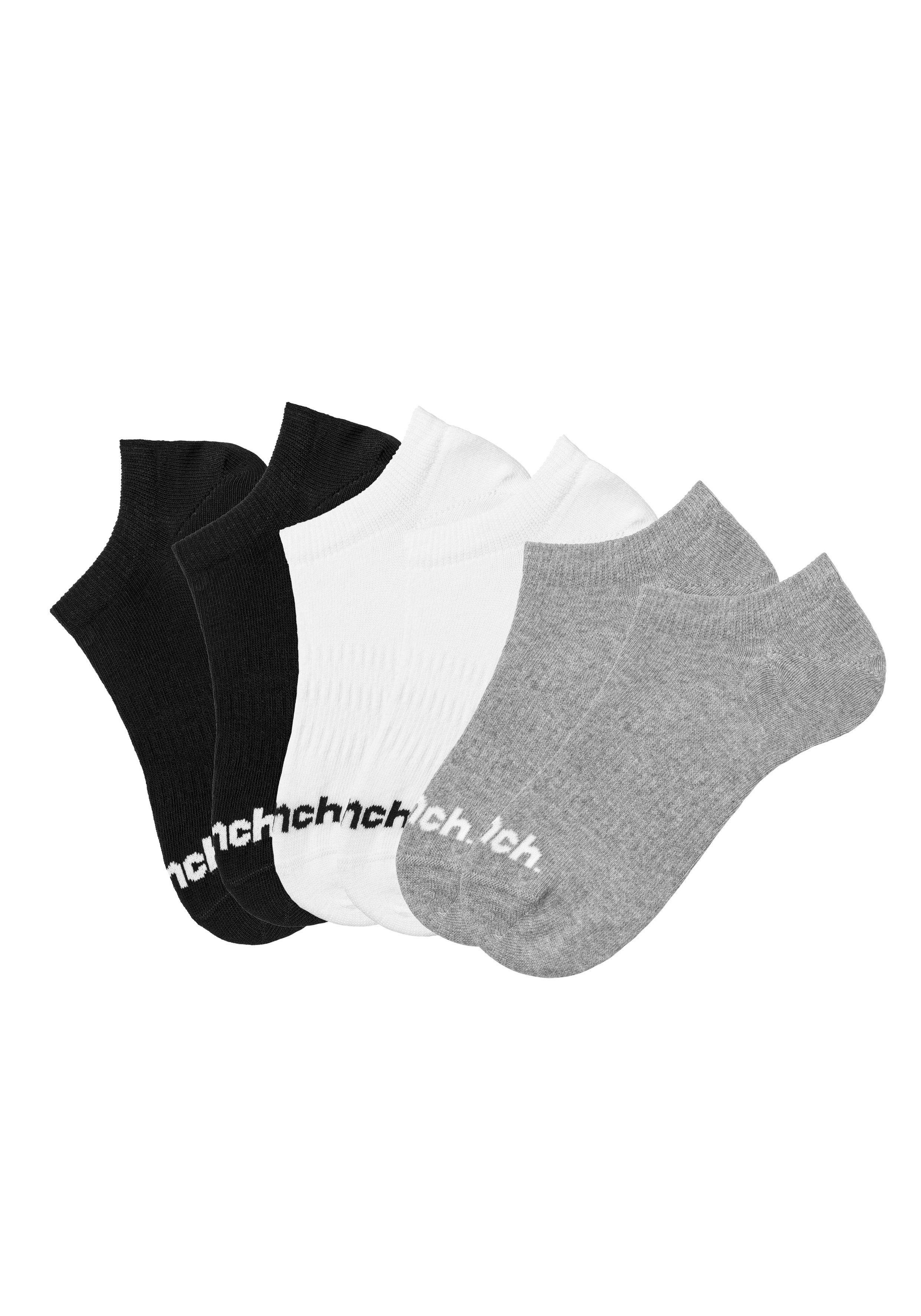 Bench. Sportsokken Sneakersokken verdwijnen in de schoen (set, 6 paar)