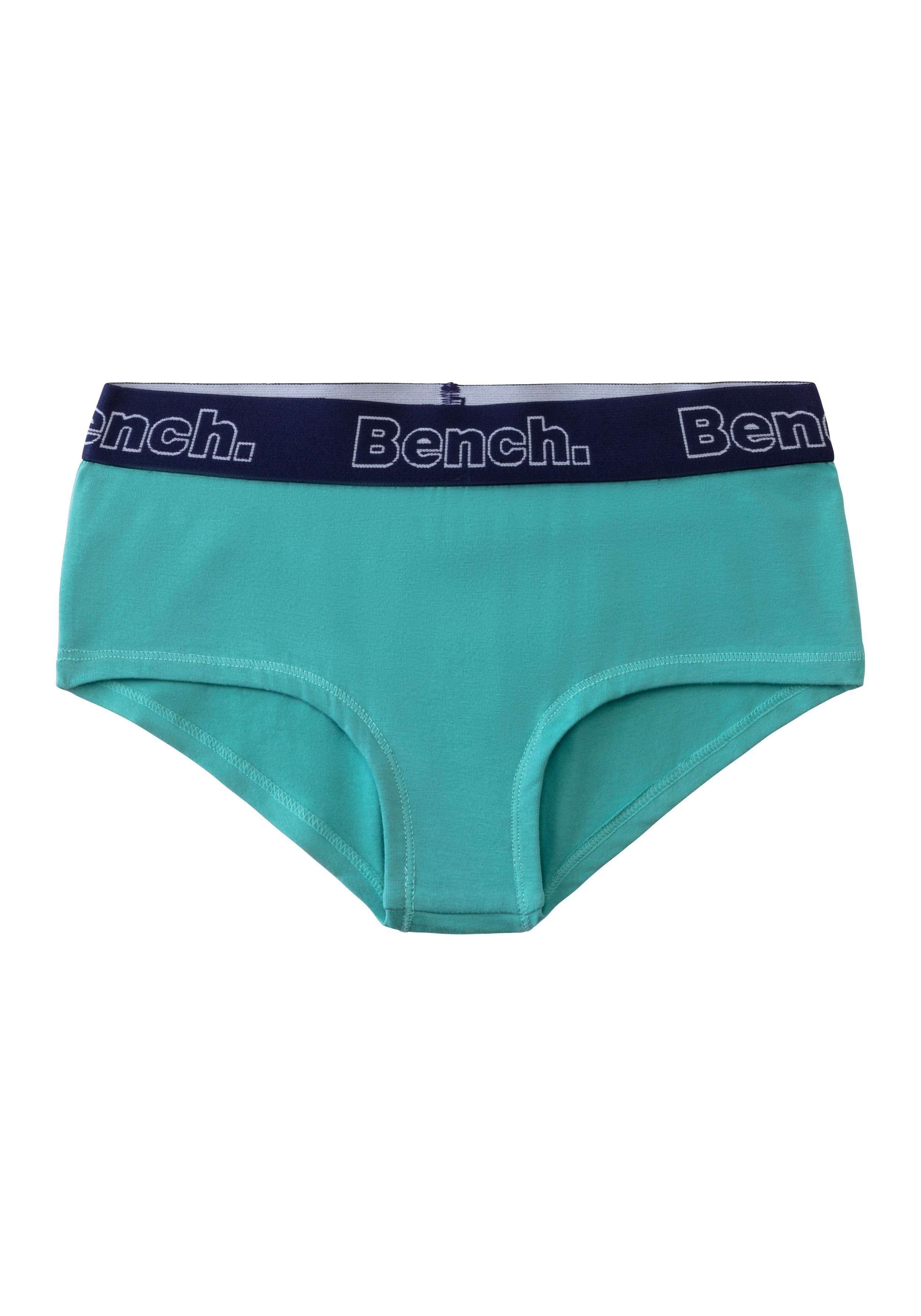 Bench. Hipster met contrastkleurig weefband (set, 3 stuks) ondergoed maat 134/140 blauw