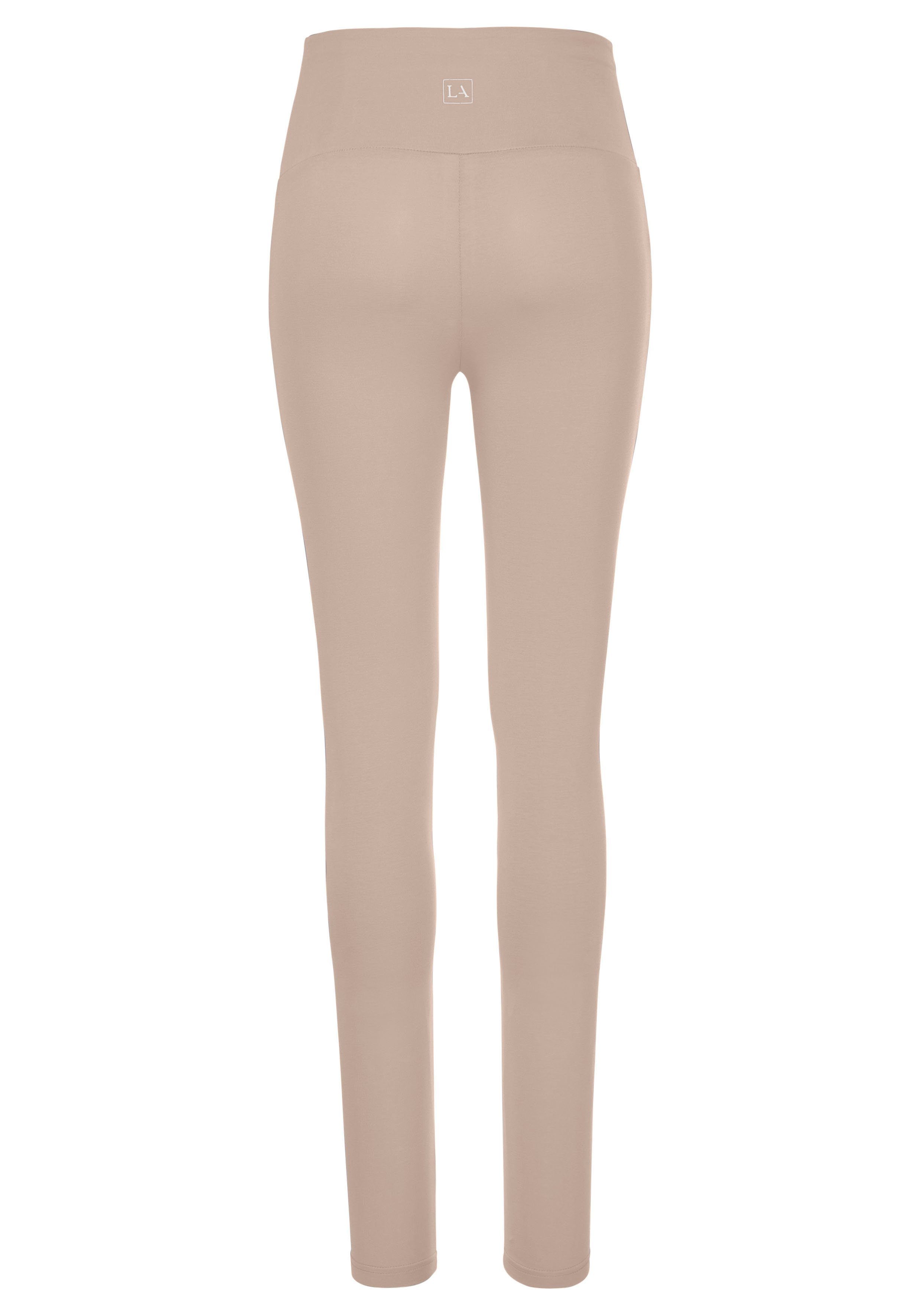 Lascana Legging met brede boord, loungewear