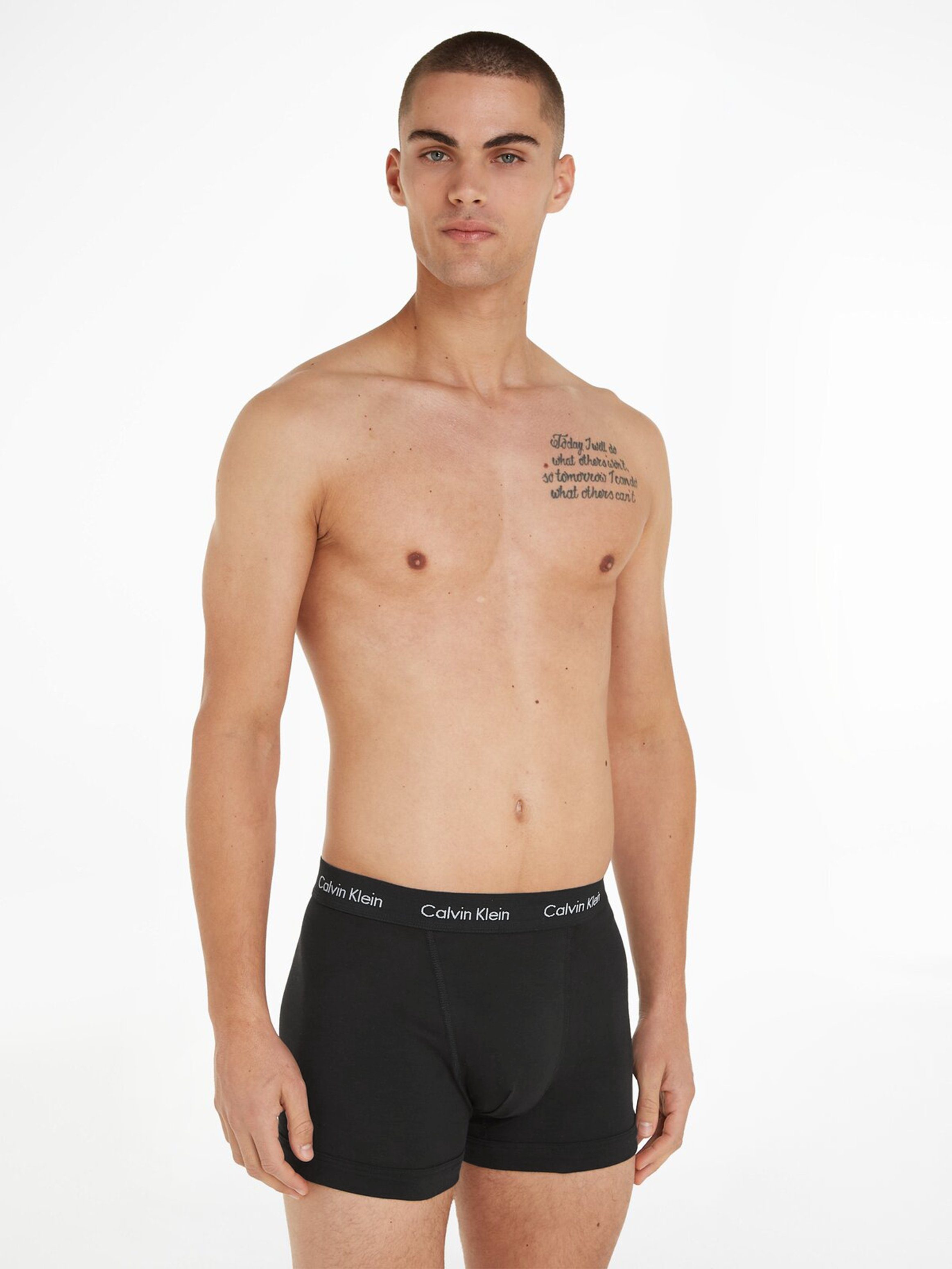 Calvin Klein Trunk in uni-zwart (3 stuks)