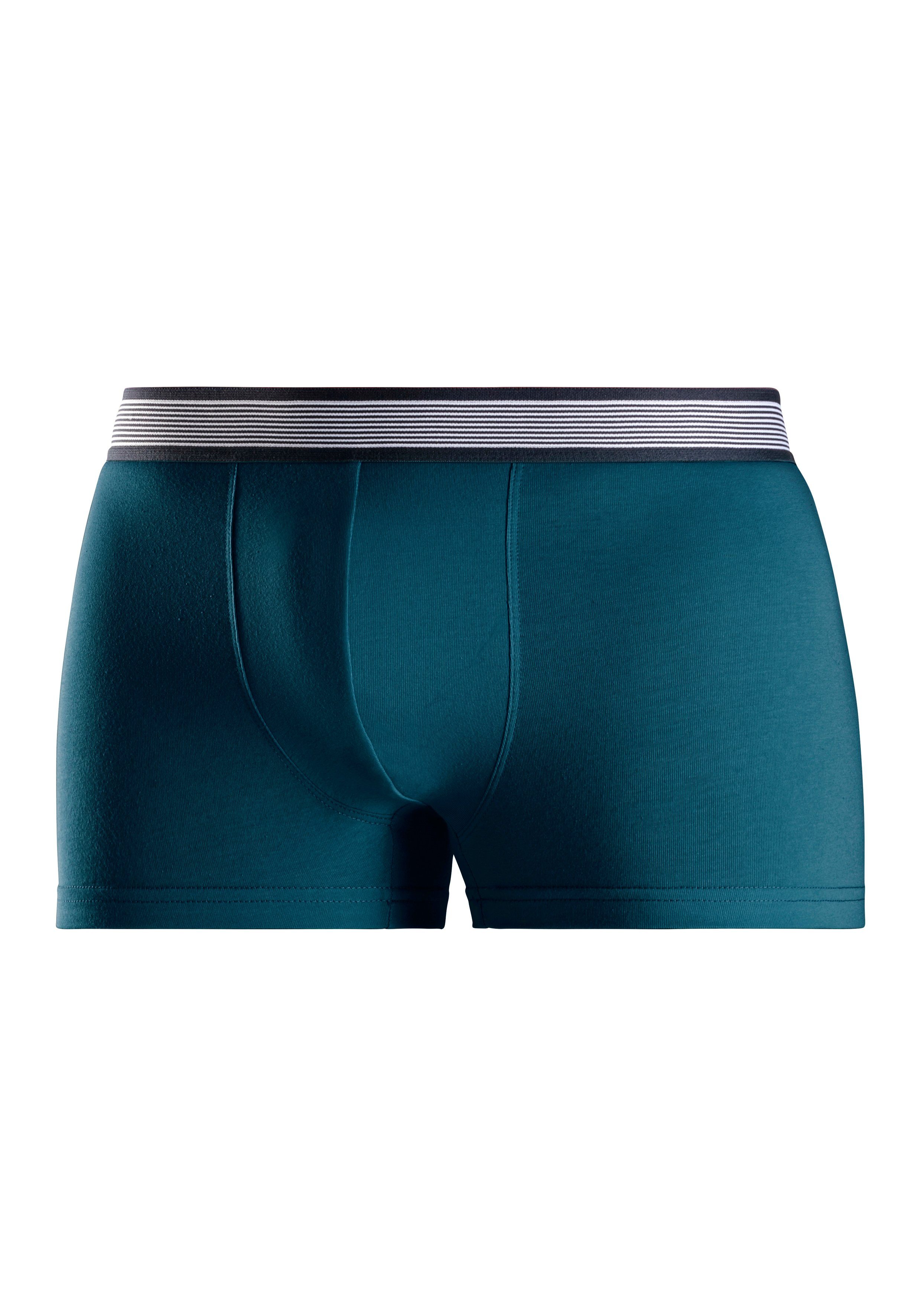 H.I.S Boxershort voor heren met gestreepte weefband (set, 4 stuks)