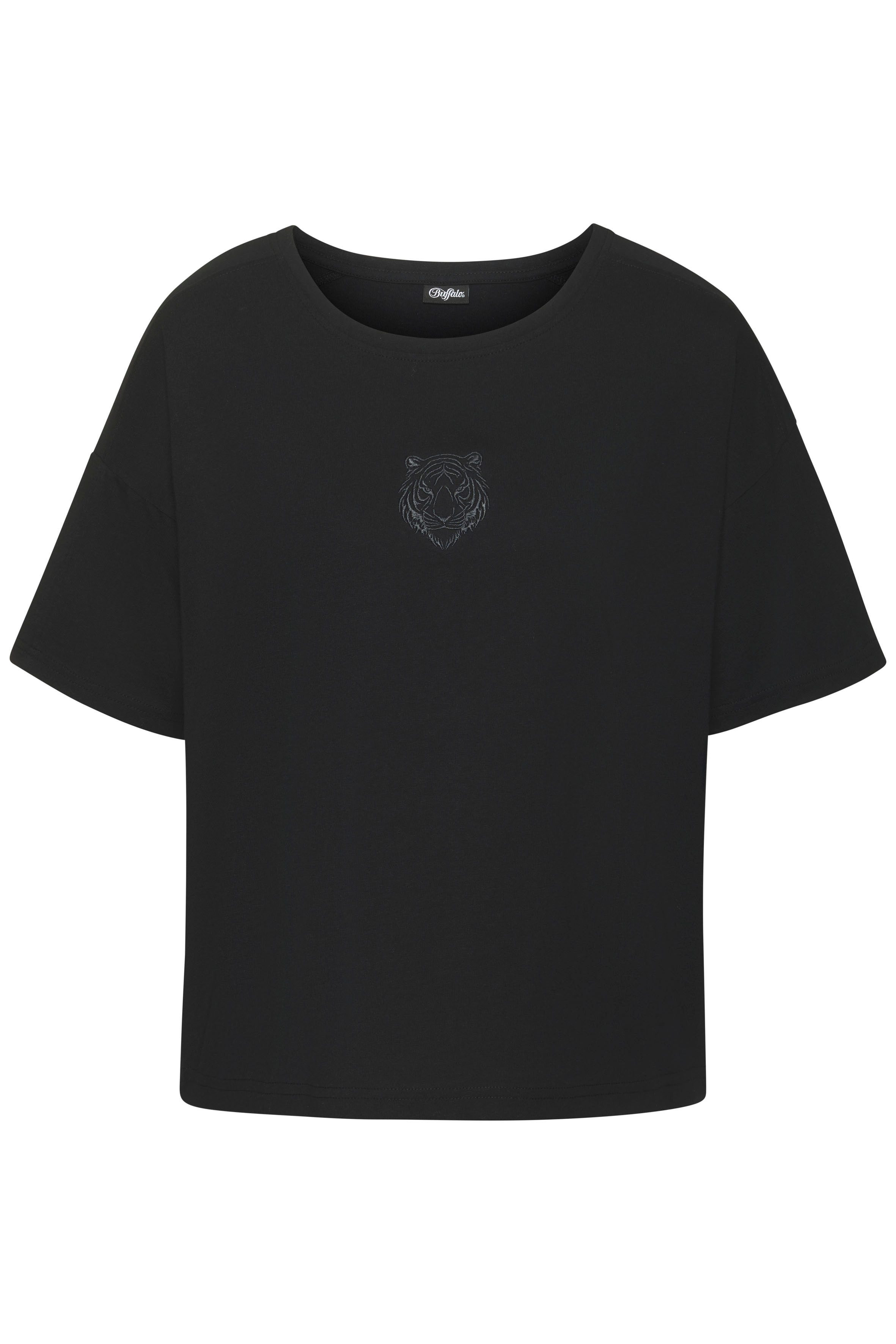 Buffalo T-shirt met een leuk borduursel