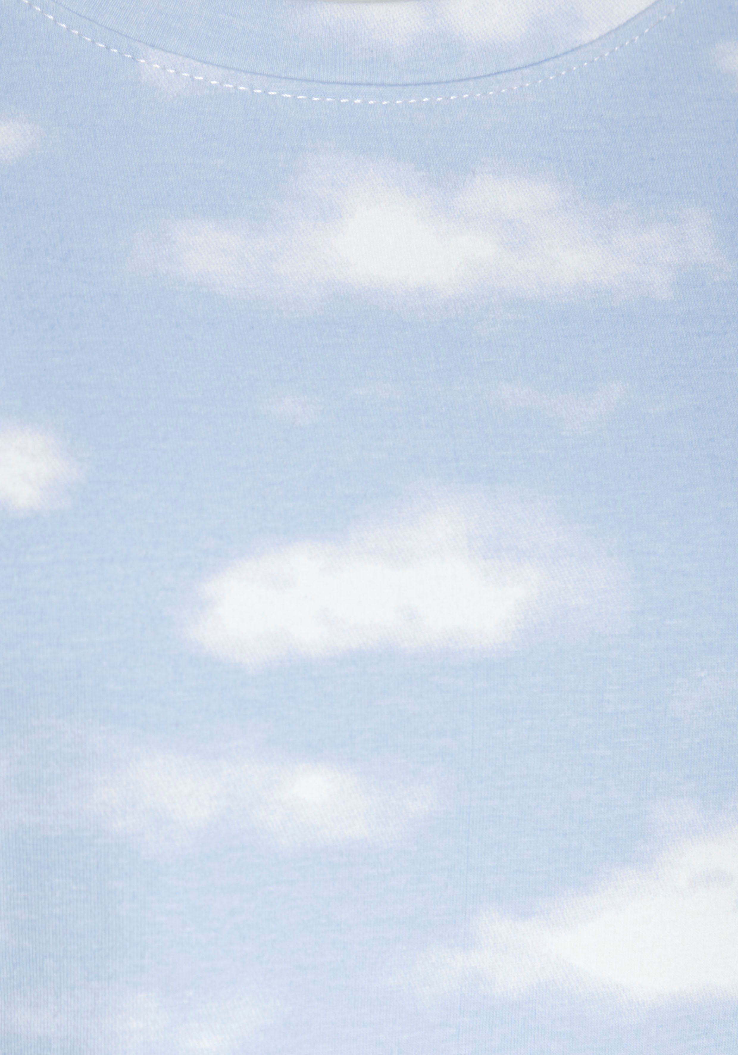 Vivance Dreams Nachthemd met wolkenmotief (Set van 2)