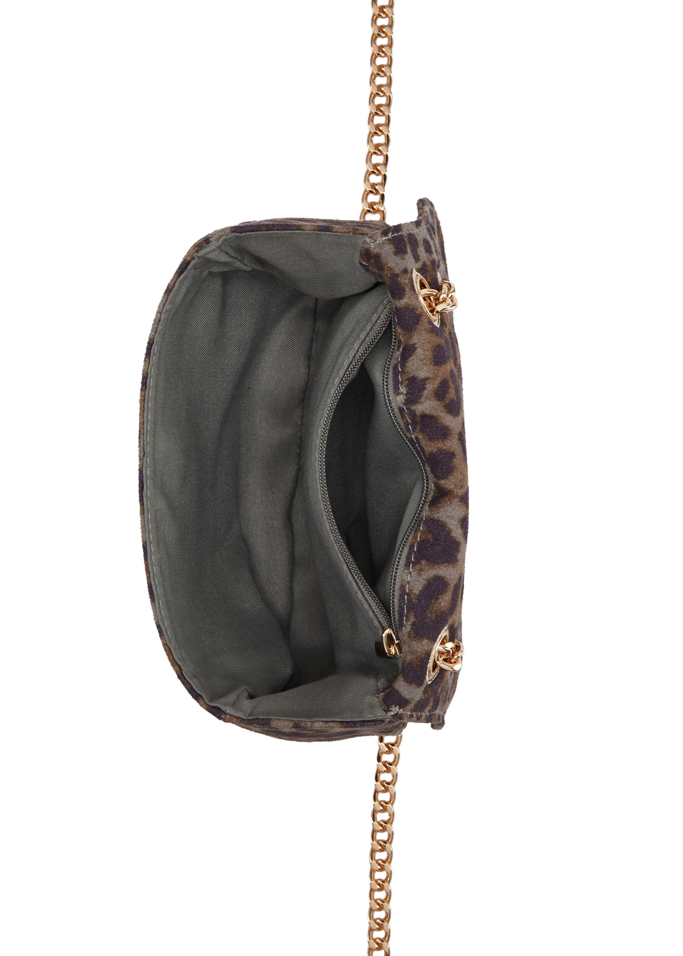 Vivance Schoudertas Minibag, handtas, schoudertas, crossbody tas, leo-look VEGAN