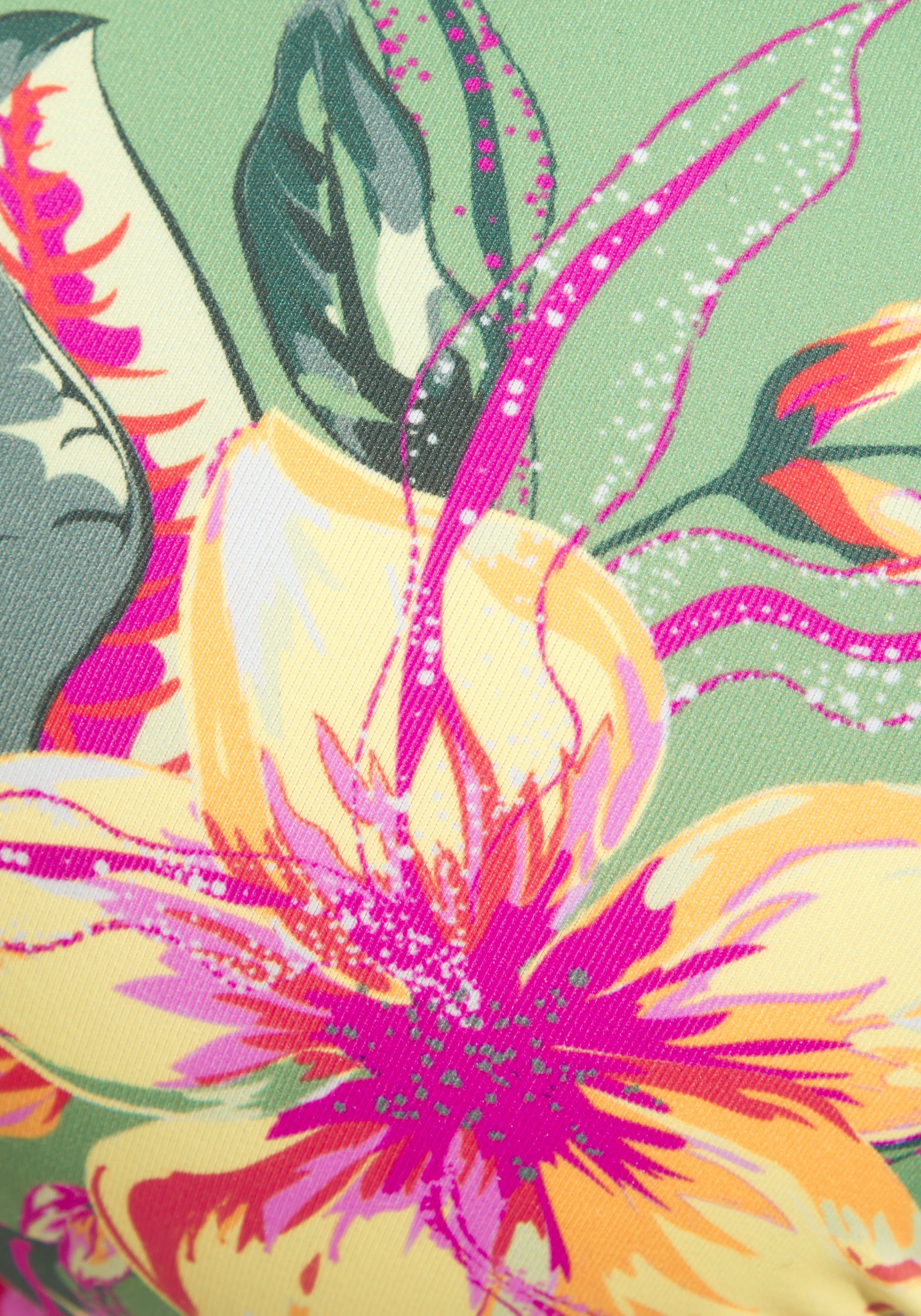 Lascana Push-upbikinitop MALIA met tropische print