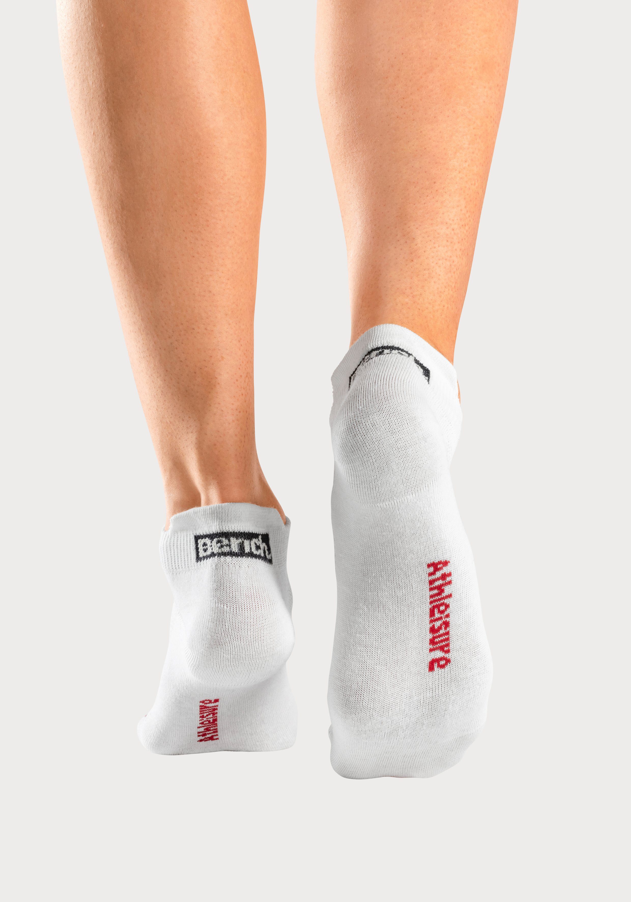 Bench. Sneakersokken met ventilatiekanalen in netstructuur (set, 6 paar)