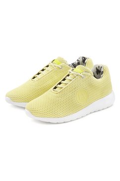 active by lascana sneakers veganistisch met comfortabele binnenzool geel