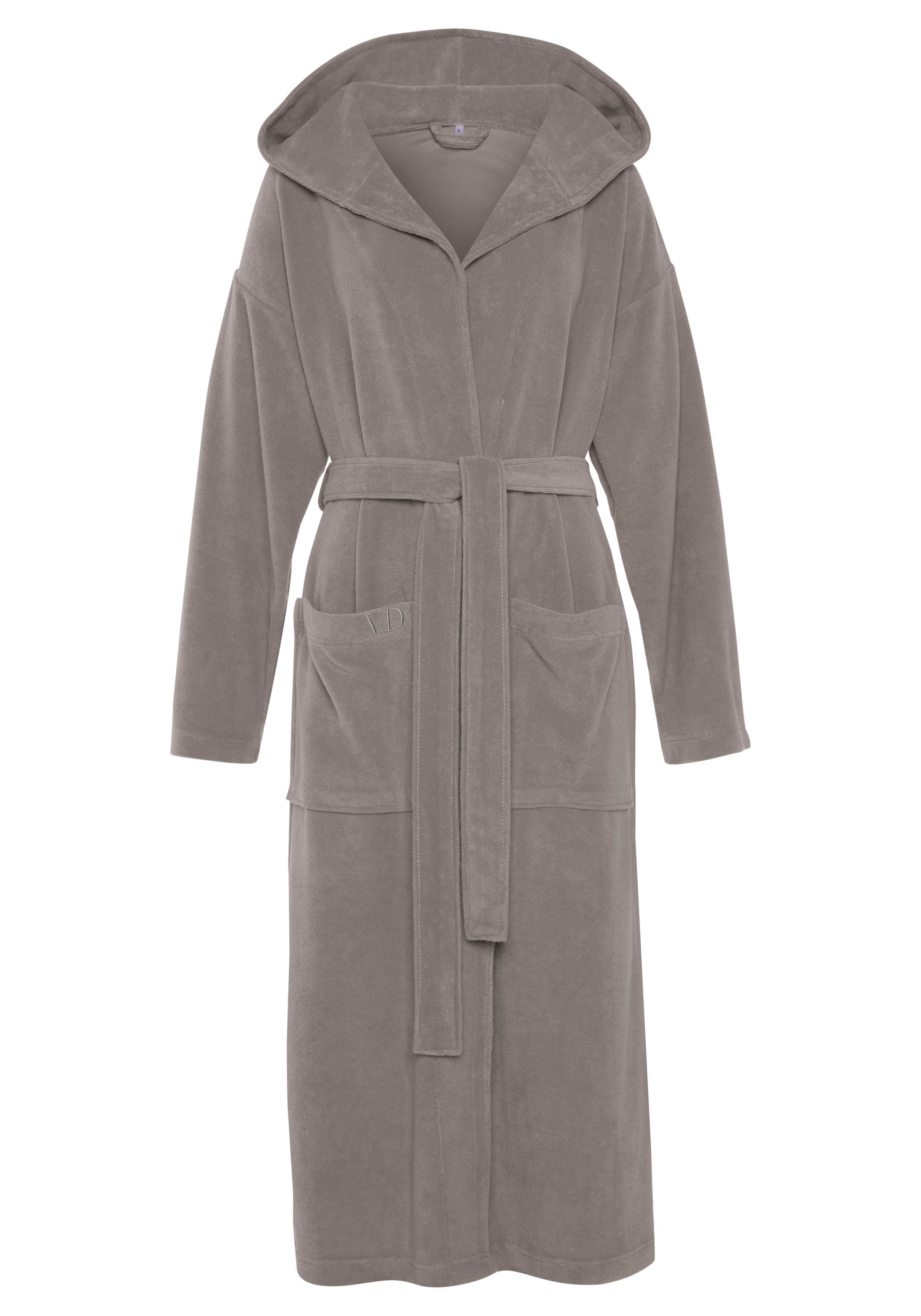 Vivance Dreams Badjas badjassen & kimono's maat XL/44 (46) grijs