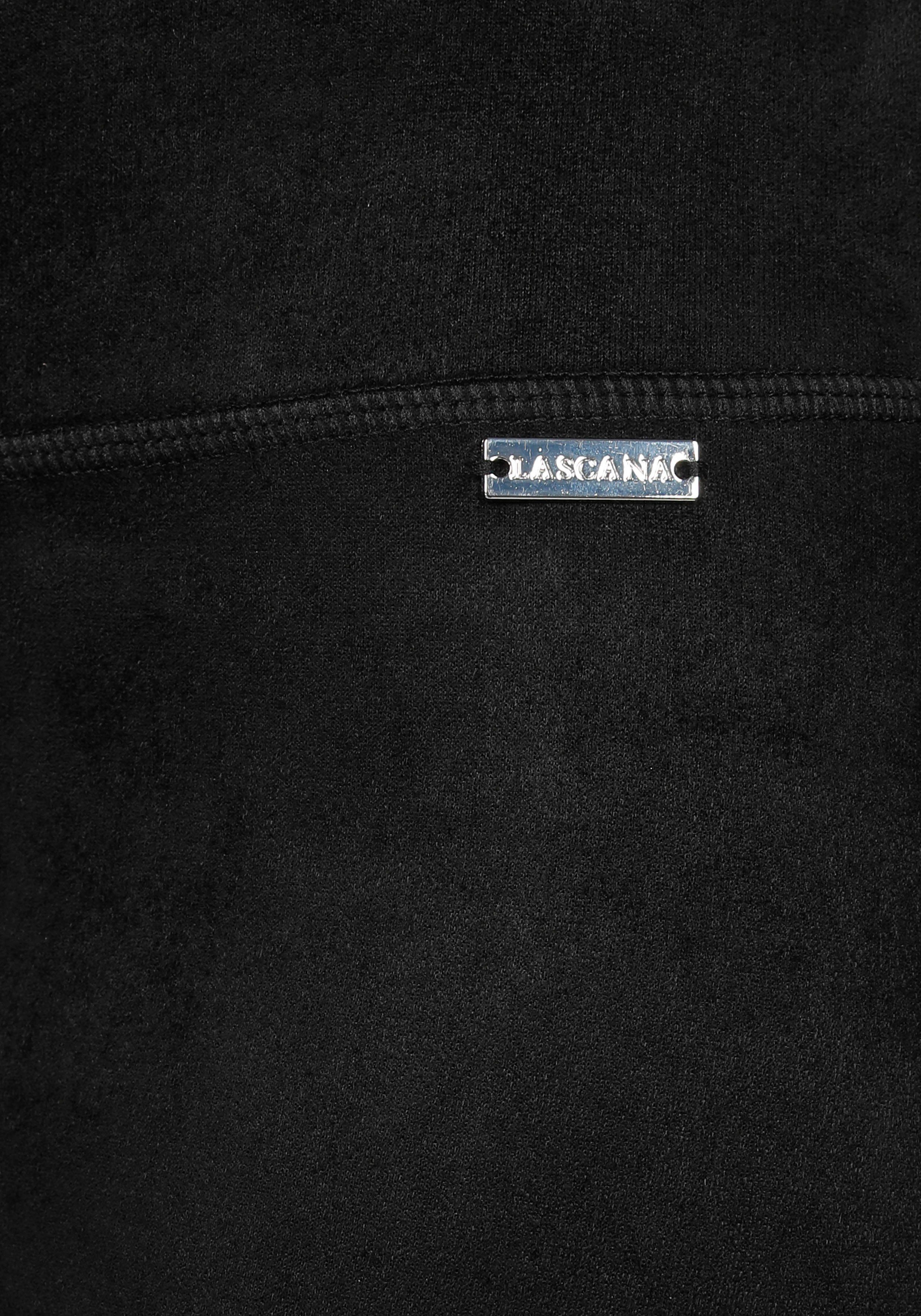 Lascana Legging in suèdeleer-look