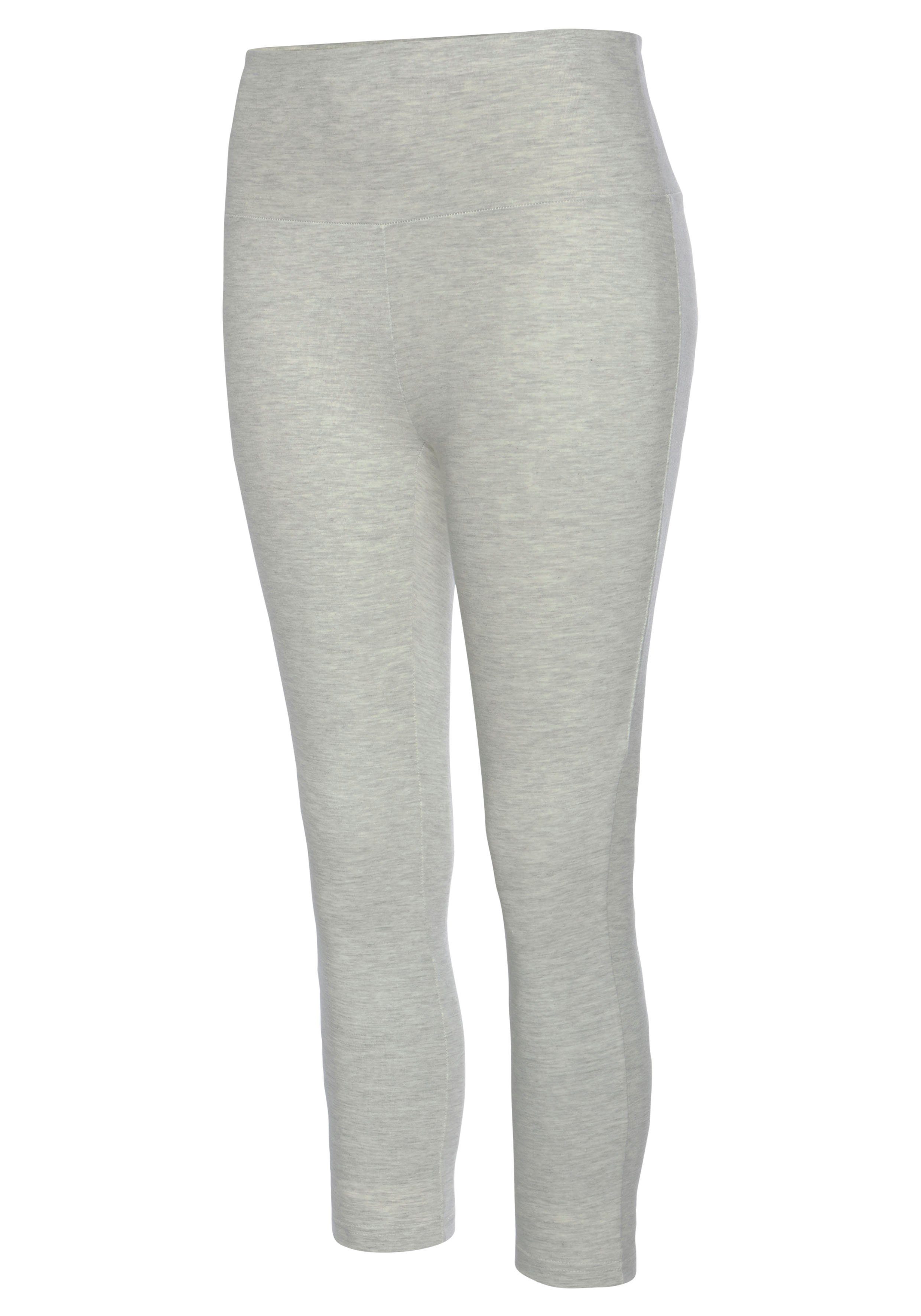 Lascana Caprilegging met brede zachte boord, loungewear