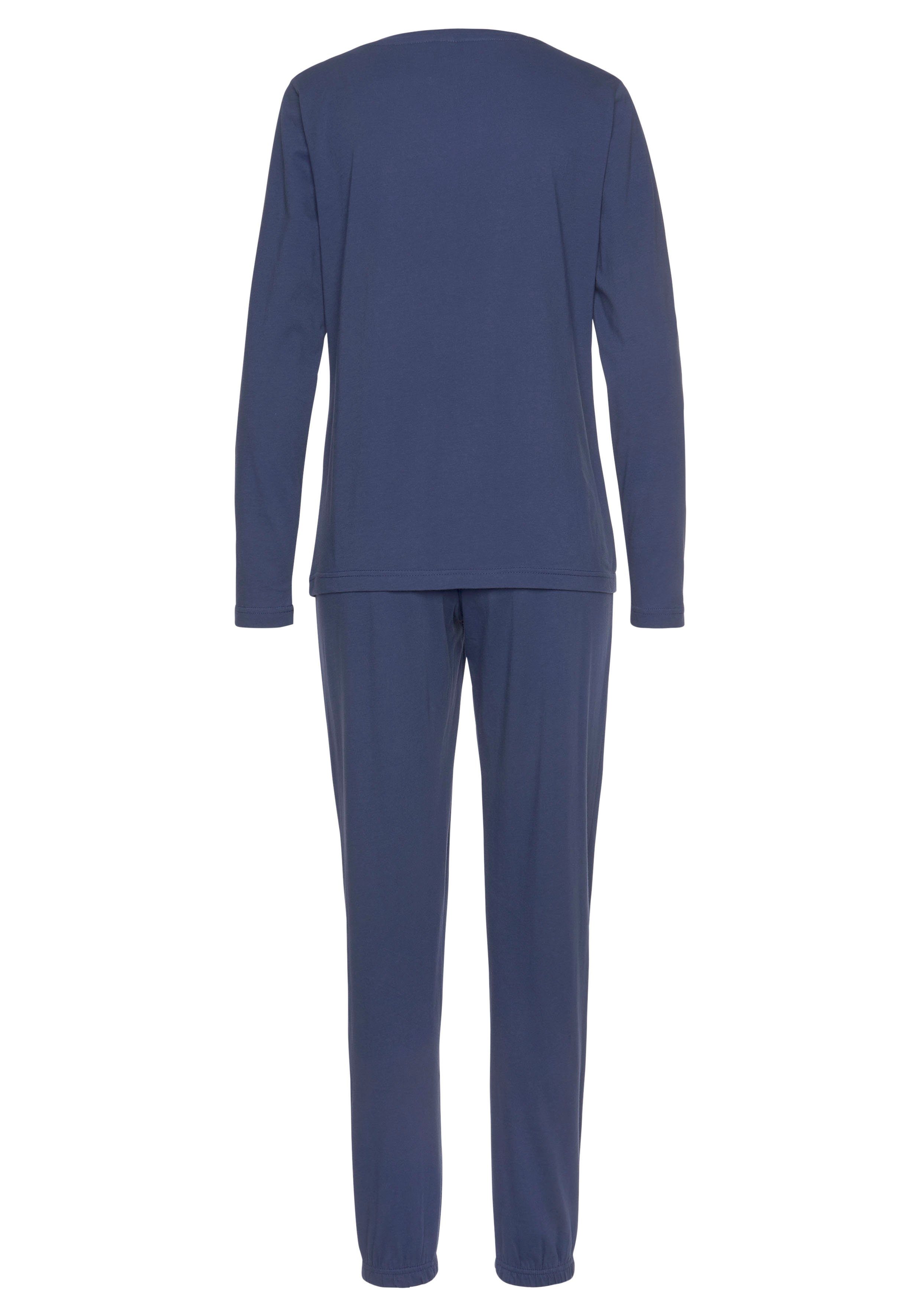 Vivance Dreams Pyjama met front-opschrift (set, 3-delig)