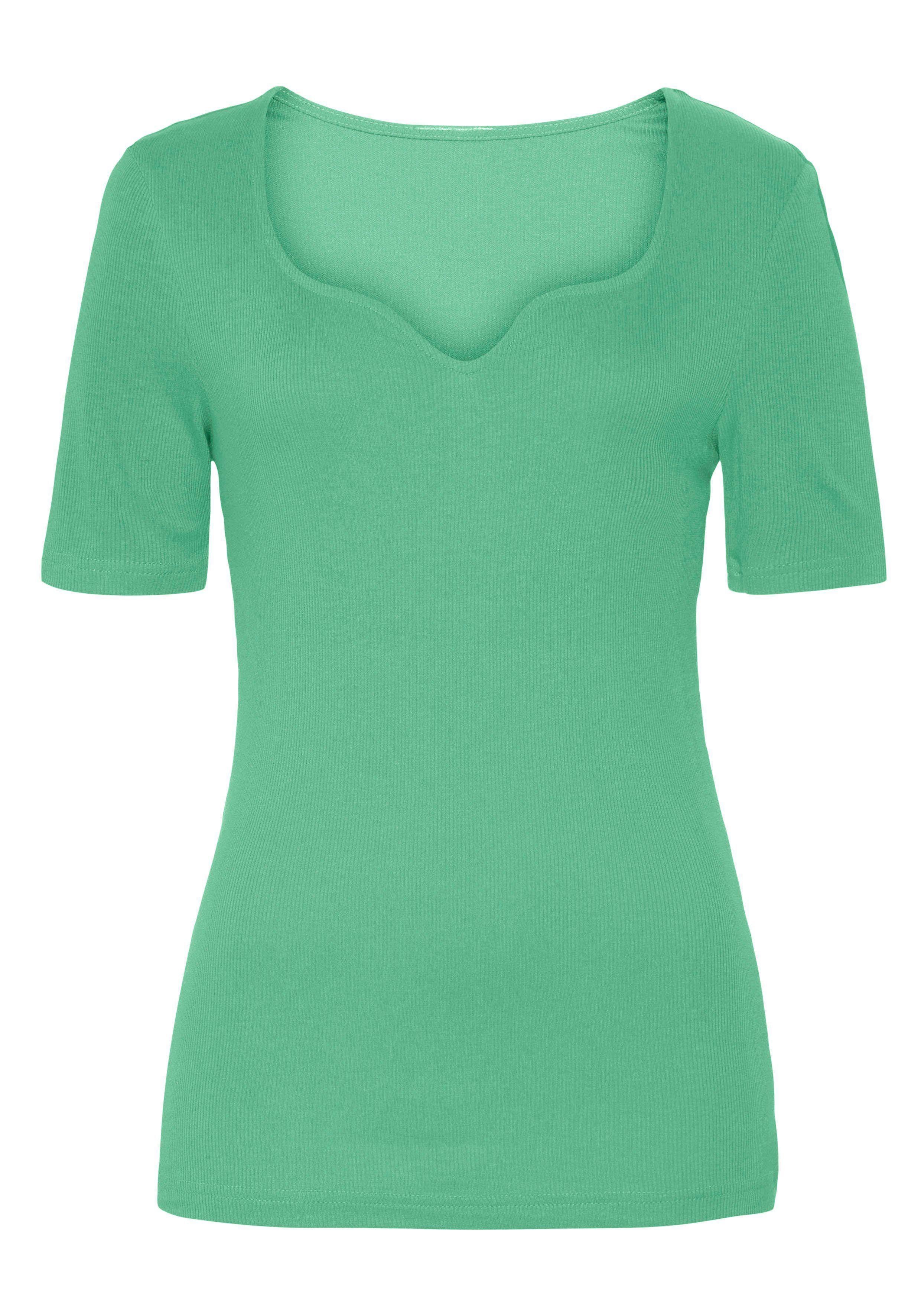 Vivance T-shirt met hartvormig decolleté (1-delig)