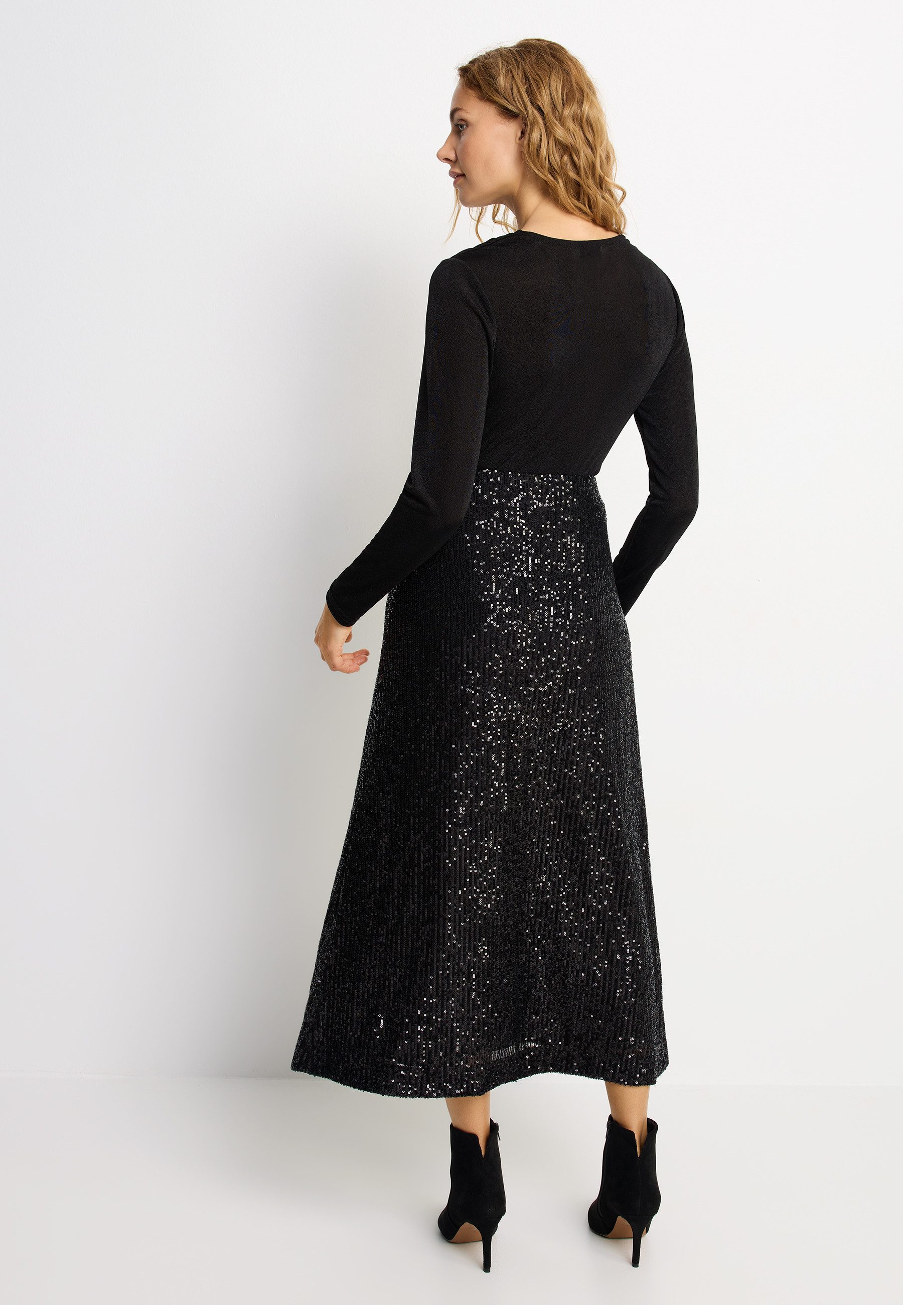 Lascana Shirt met lange mouwen van glanzende kwaliteit