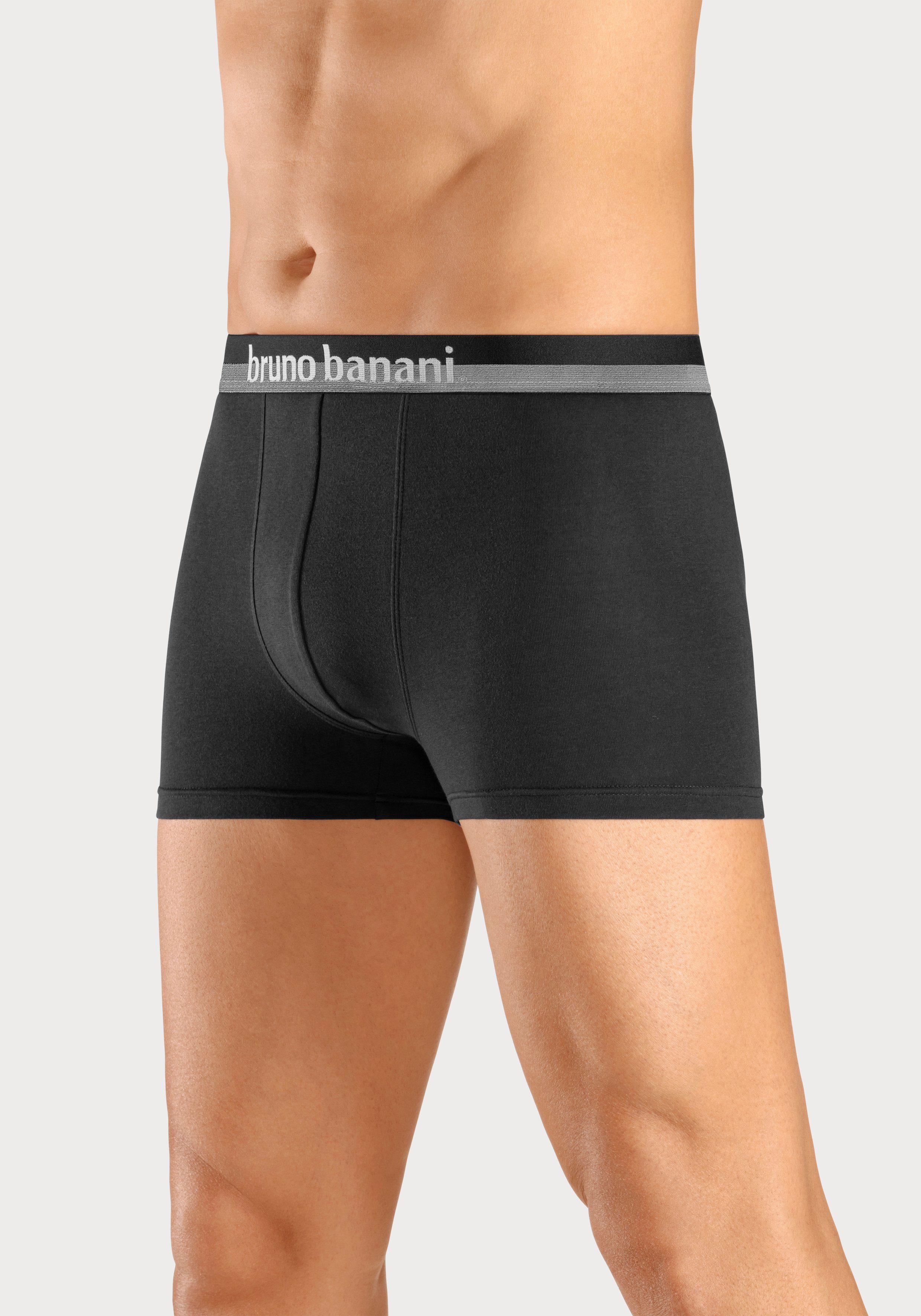 Bruno Banani Boxershort met superieure logoprint op de band (set, 4 stuks)