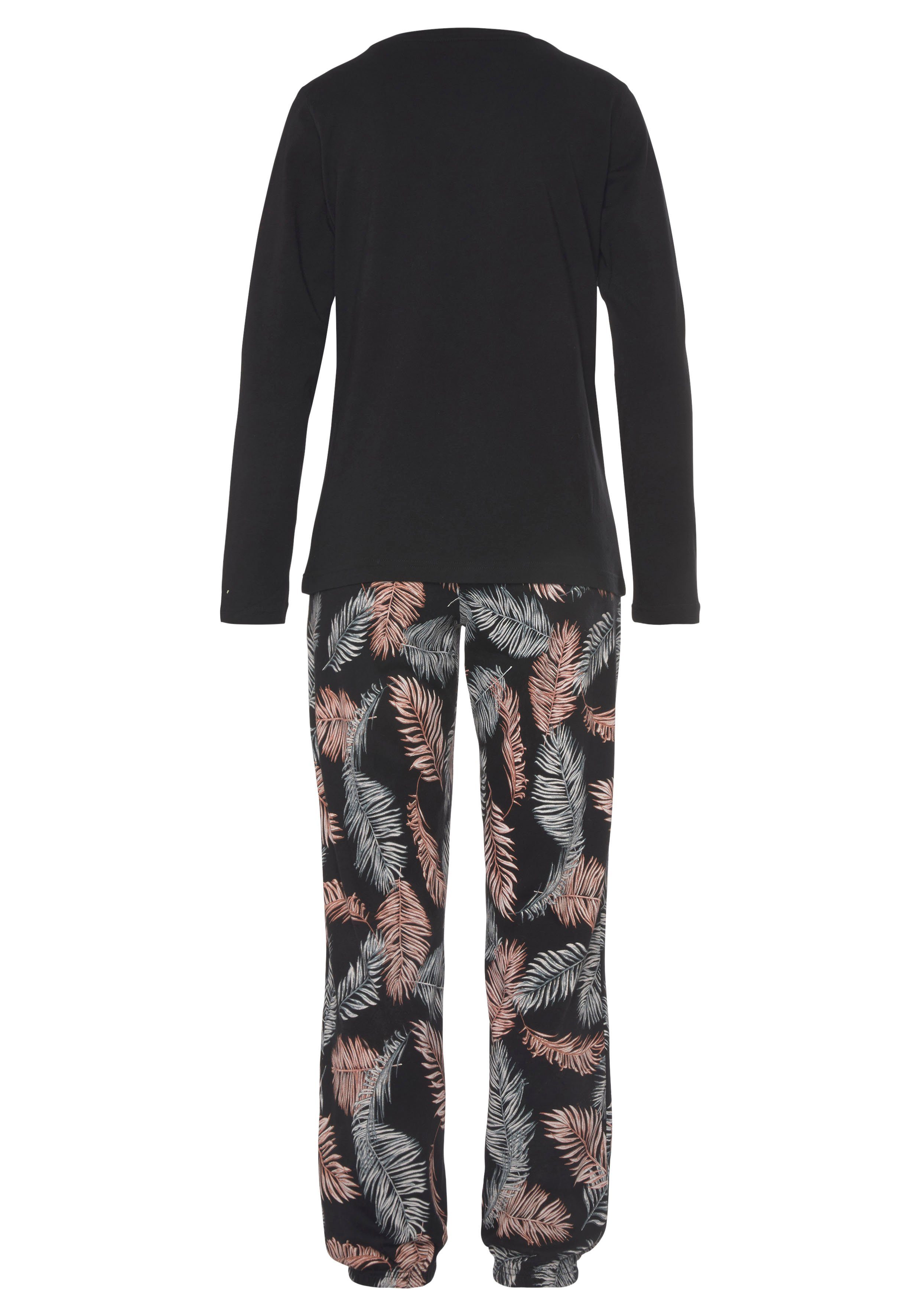 Vivance Dreams Pyjama met mooie natuurprint (2-delig)