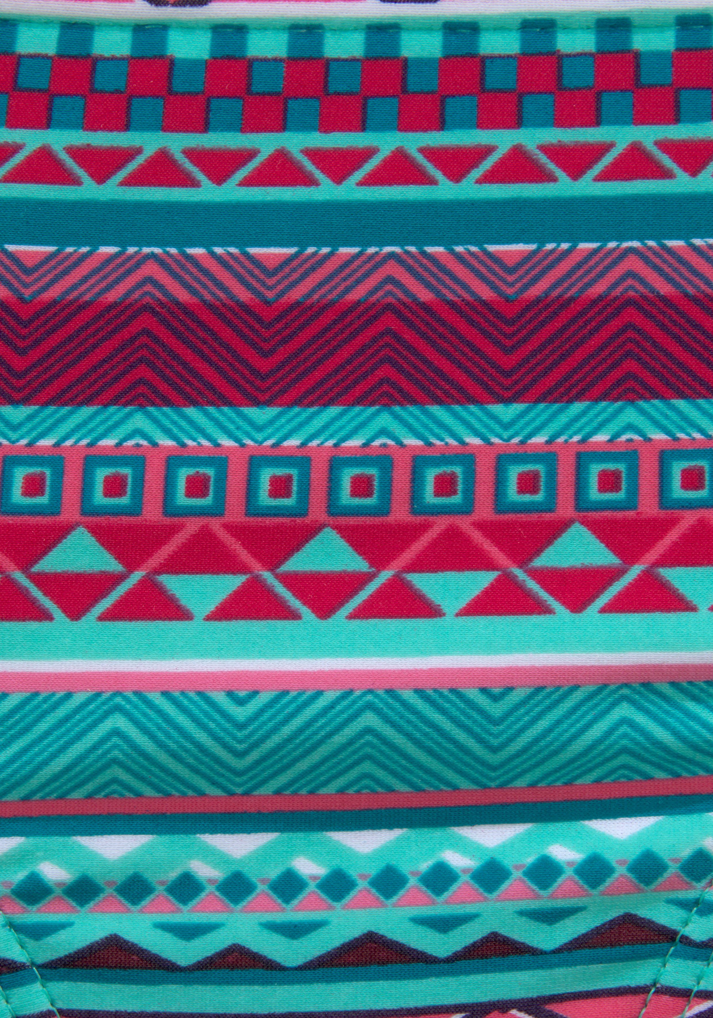 Buffalo Bandeaubikini Lux Kids met abstracte print