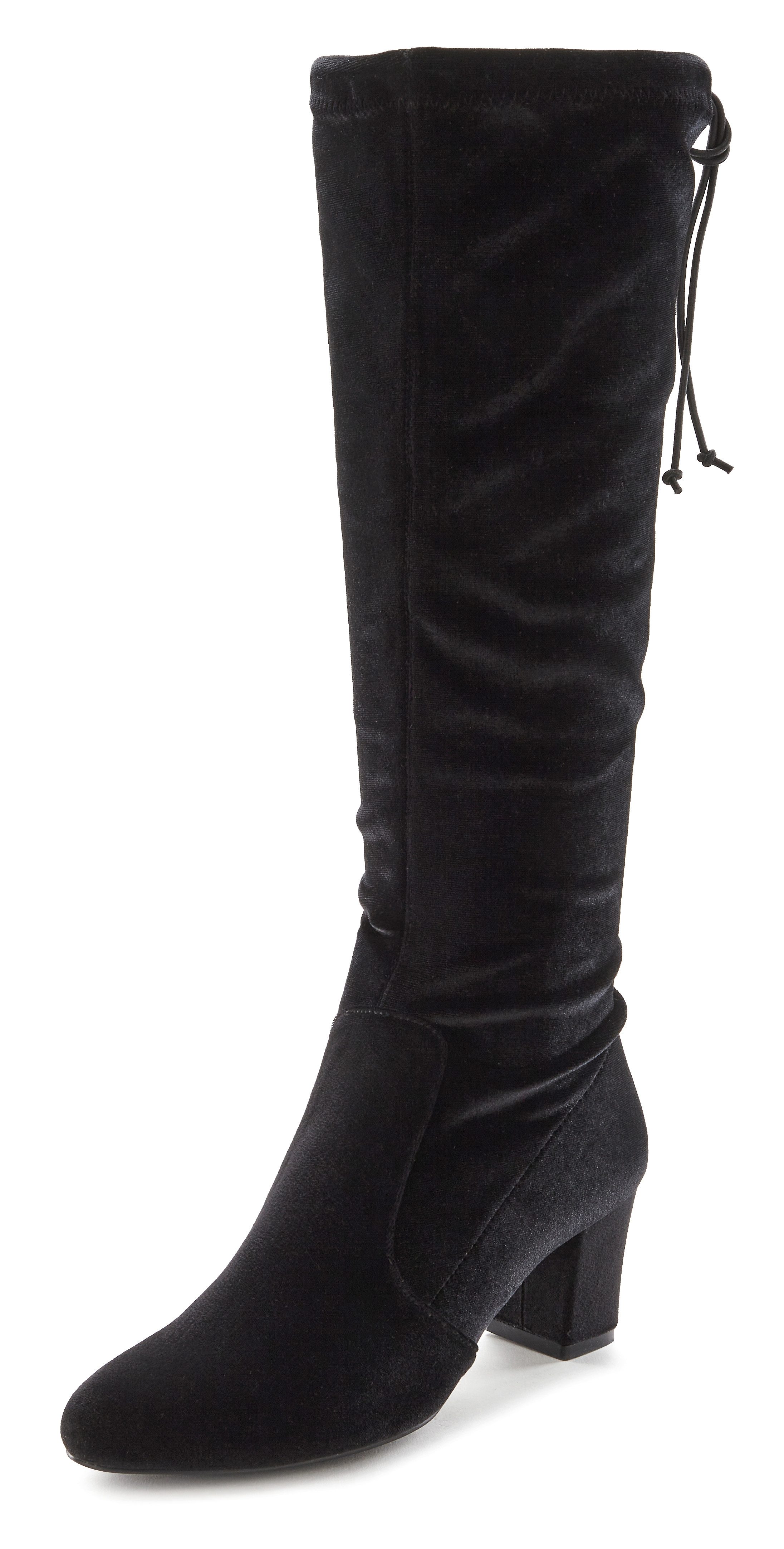 Lascana Belle Affaire Laarzen Paillettenversierde lange laars,