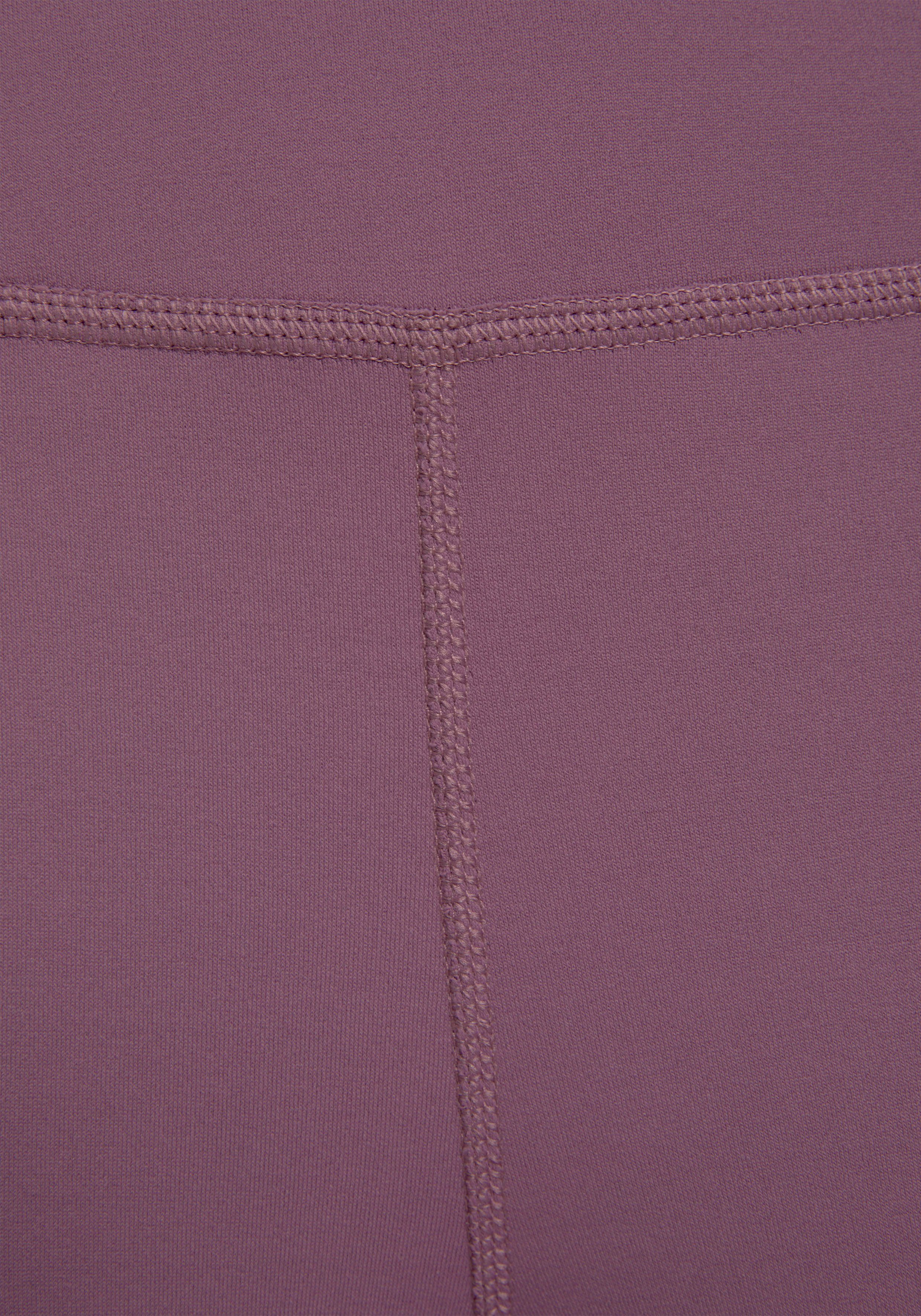 active by Lascana Caprilegging met kleine rimpeling, loungewear