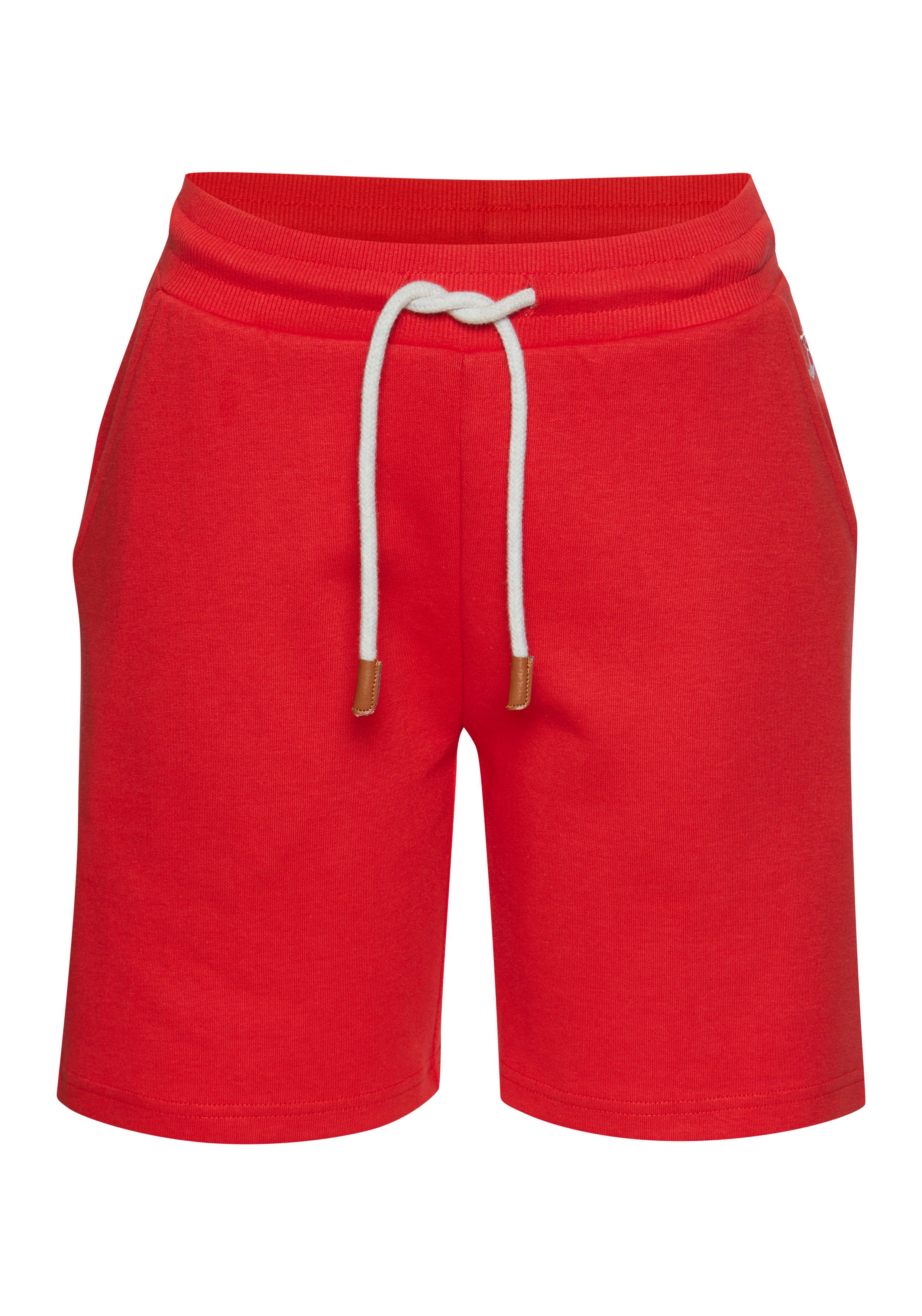 H.I.S Short met koord en borduursel, loungewear