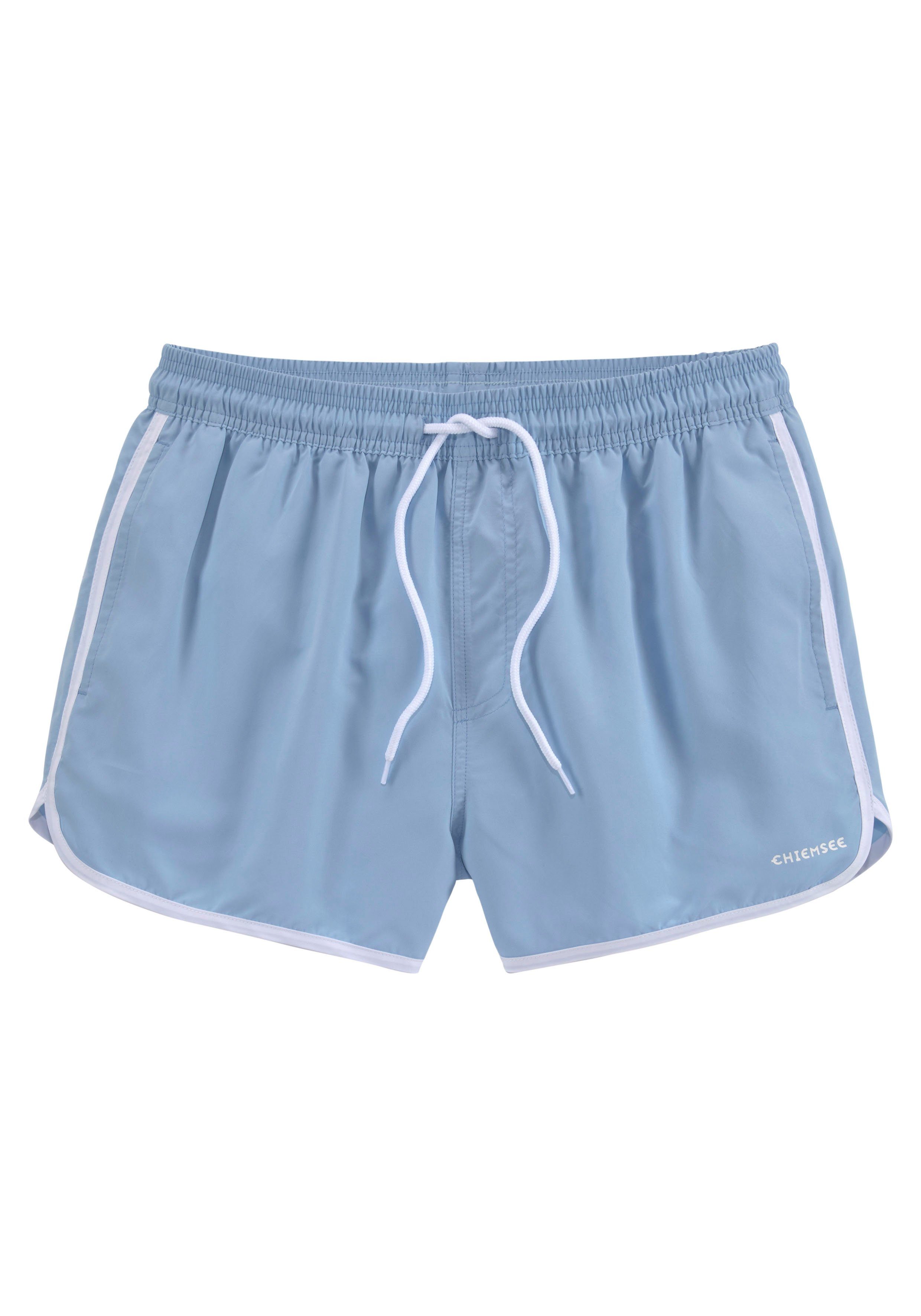 Chiemsee Zwemshort met contrast-piping heren maat L (52) blauw