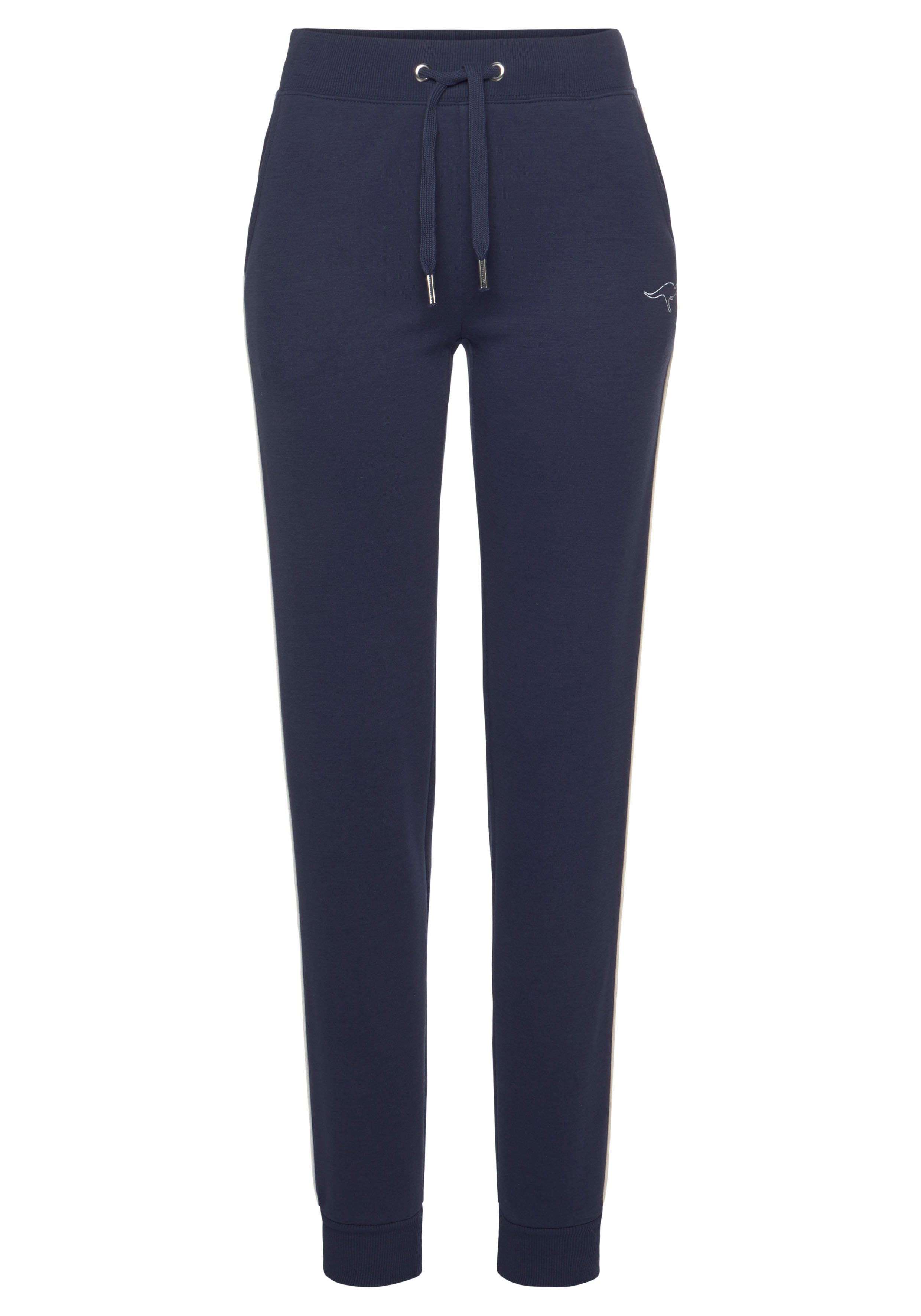 KangaROOS Relaxbroek met contrasterende piping, loungepak